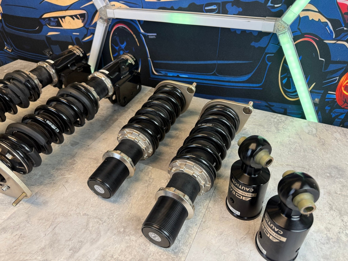 BC BR COILOVERS STi 2015-2021 VA wrx 5x114 Adjustable suspension 08-14 STi CLEAN !
