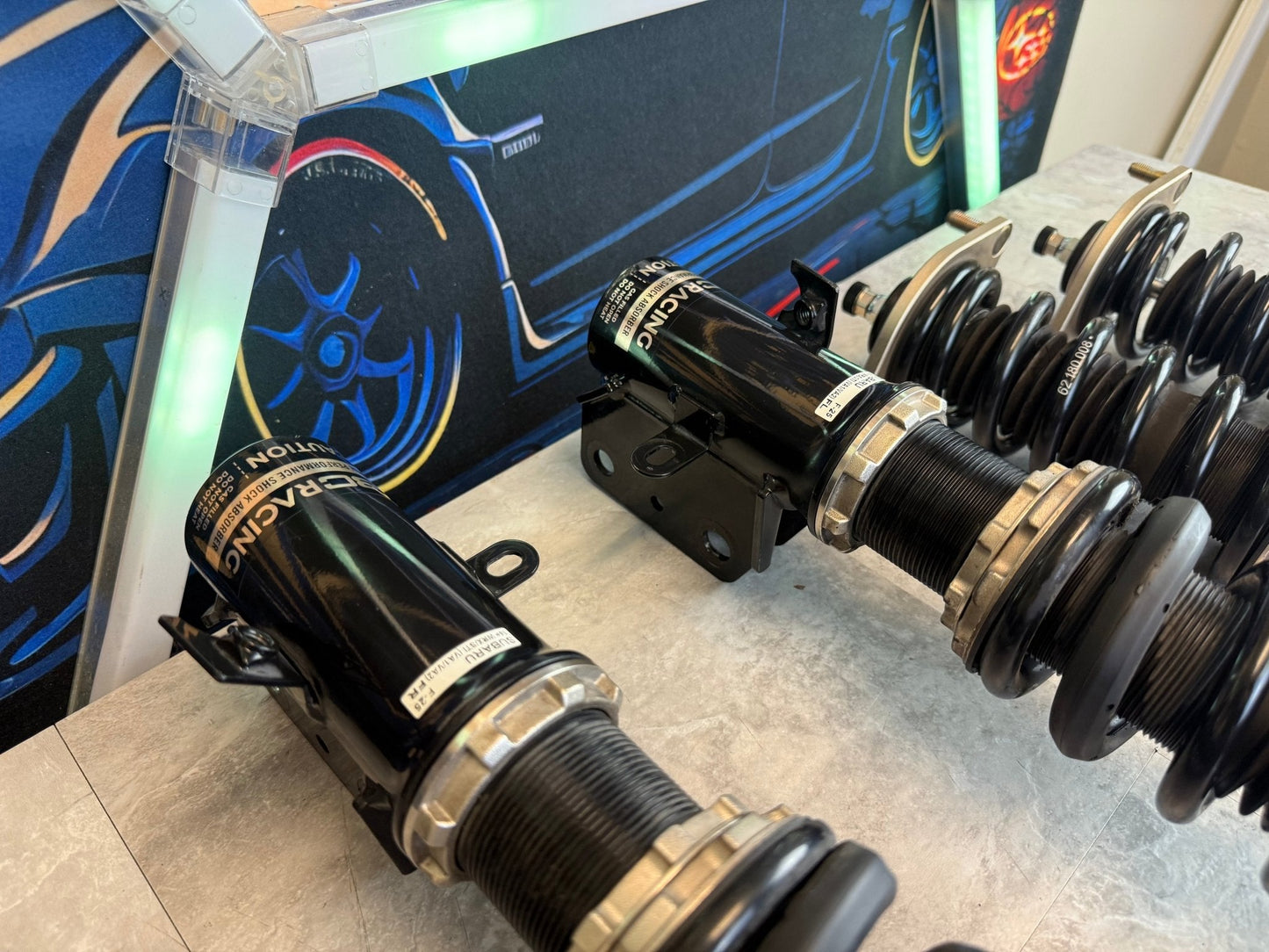 BC BR COILOVERS STi 2015-2021 VA wrx 5x114 Adjustable suspension 08-14 STi CLEAN !
