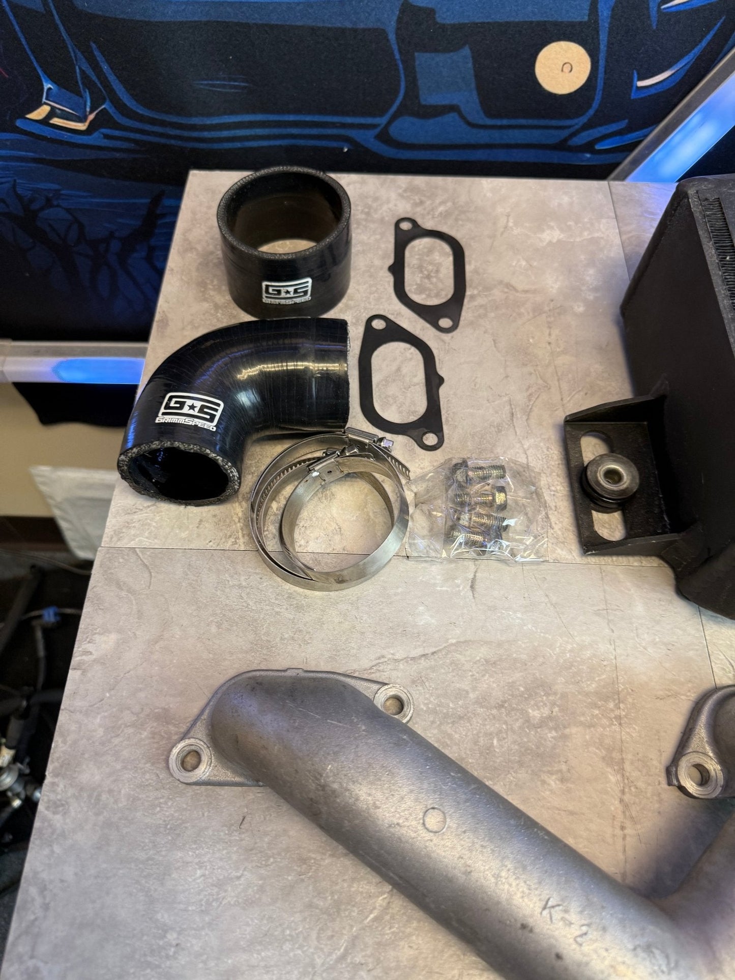 GRIMMSPEED TMIC Subaru STi 2004-2021 & 2002-2007 WRX Top Mount Intercooler