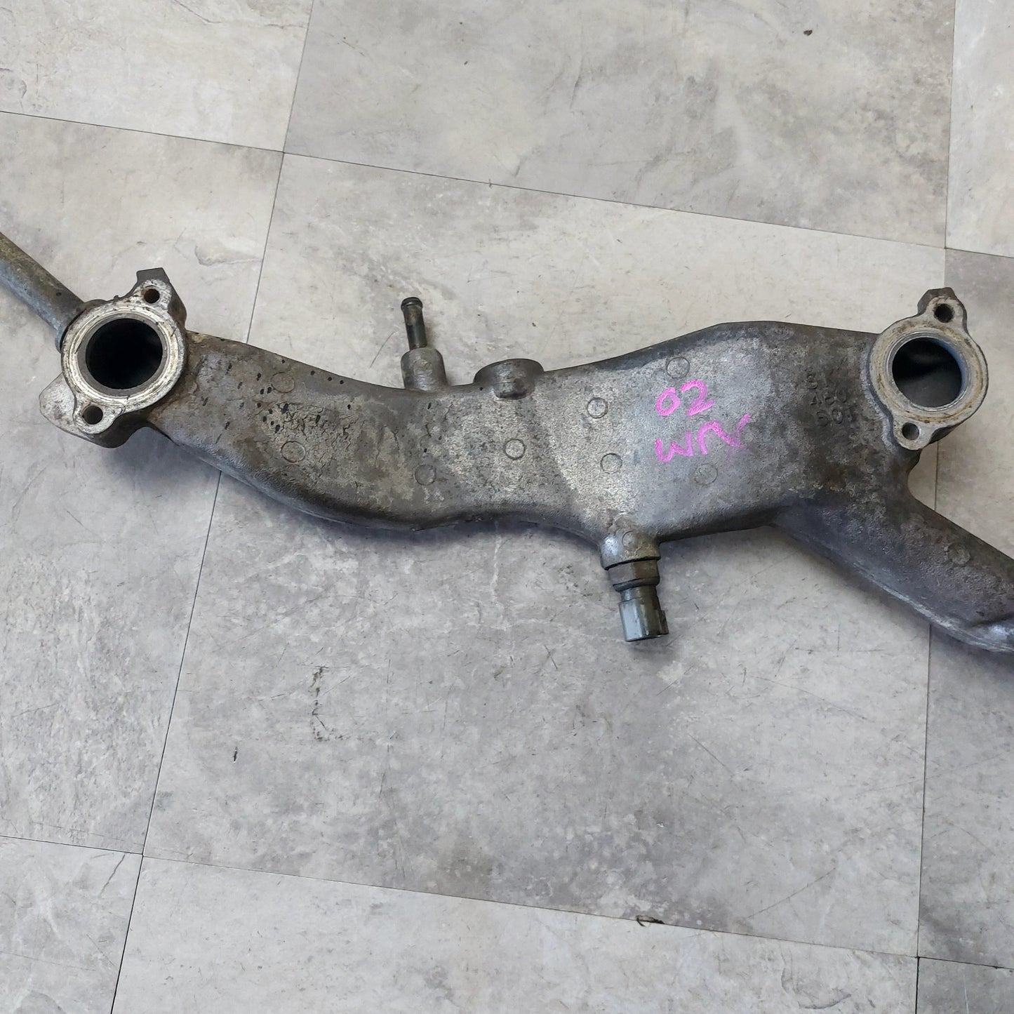 OEM 2002 Subaru WRX STi Engine Coolant Crossover Assembly