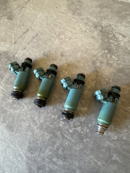 2002-05 Subaru Impreza WRX Top Feed OEM Fuel Injectors Blue x4 (02 WRX)