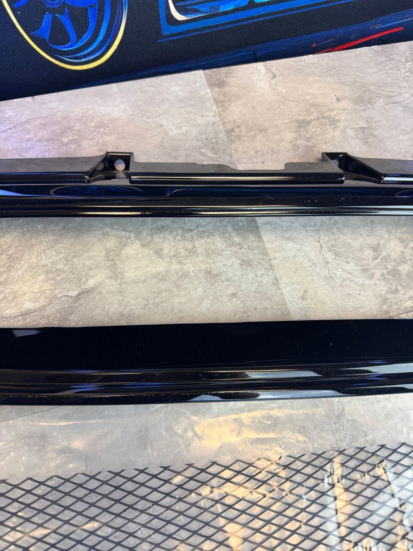 Vivid Racing Spec-D Black ABS Aluminum Mesh Grille For 04-05 Subaru Impreza WRX STi