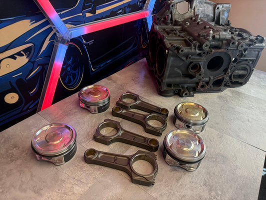 DARTON SLEEVED EJ257 Subaru STi/WRX Engine Case Halves w Manley Pistons