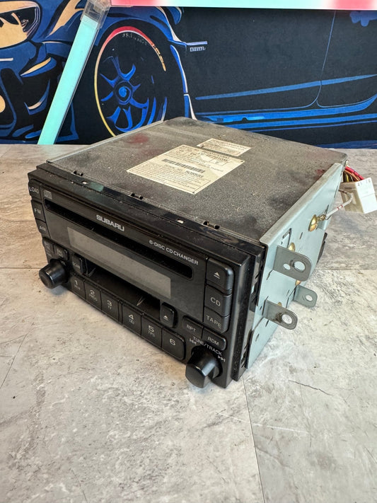 Subaru OEM 01-04 Subaru Impreza WRX/Forester 6 Disc Radio Control Unit Stereo Deck