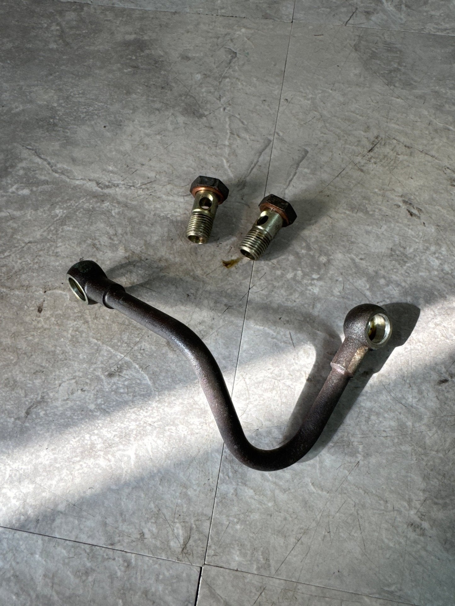 Subaru Oil Feed Line AVCS to Head Drivers Side
