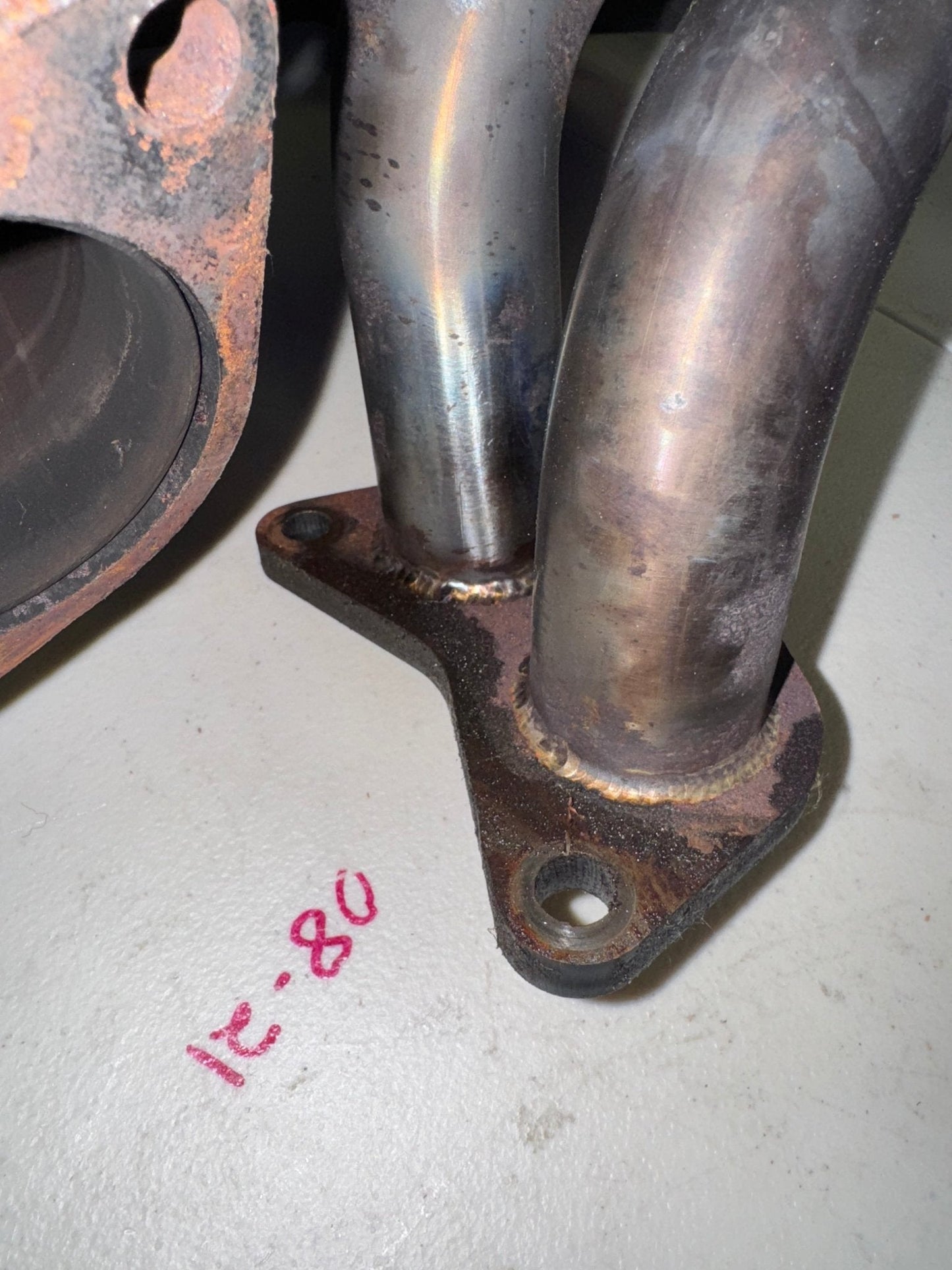 AFE Power Long Tube Exhaust Headers For Subaru 04-21 WRX/STi Cracked At Collector