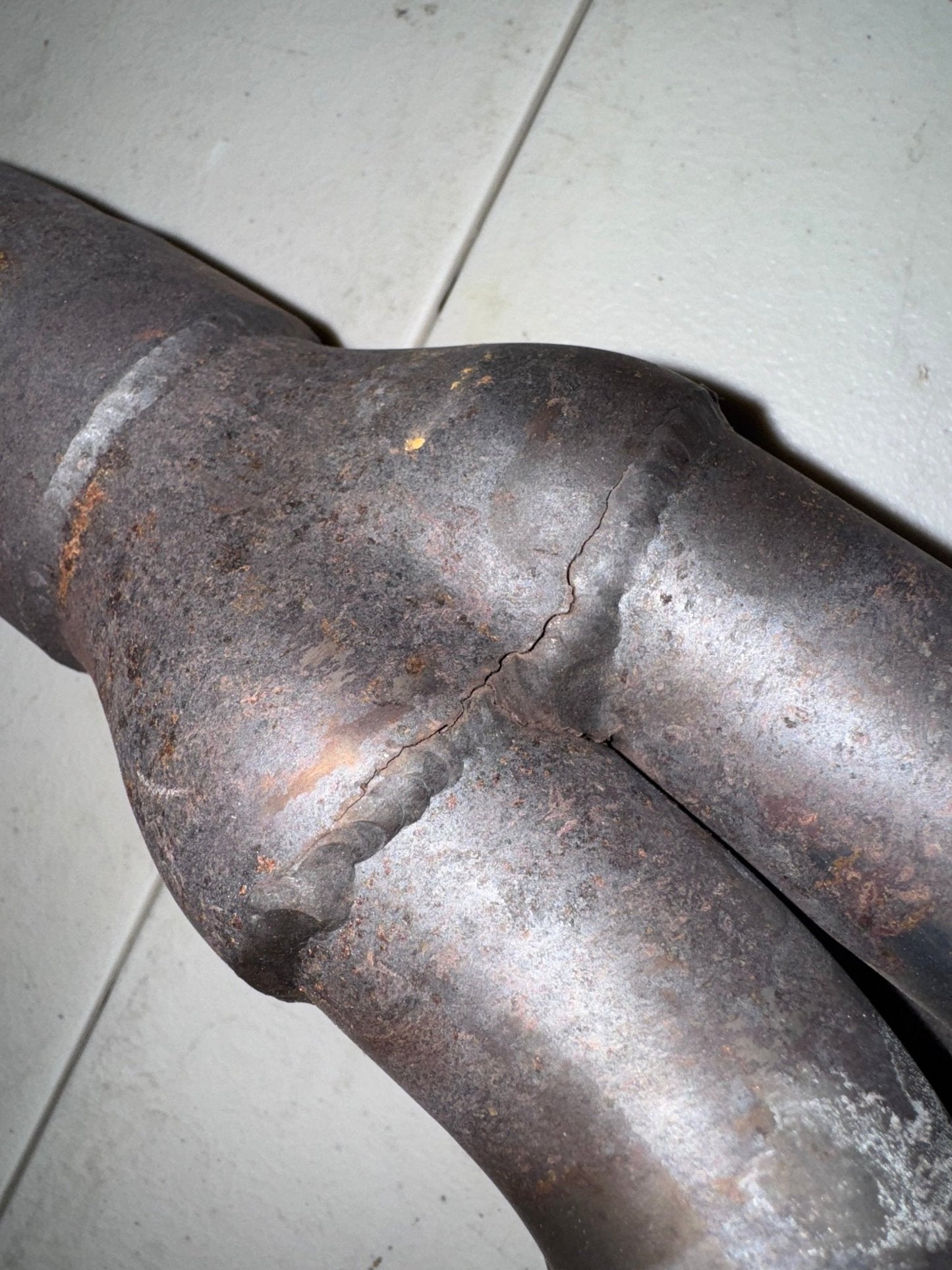 AFE Power Long Tube Exhaust Headers For Subaru 04-21 WRX/STi Cracked At Collector