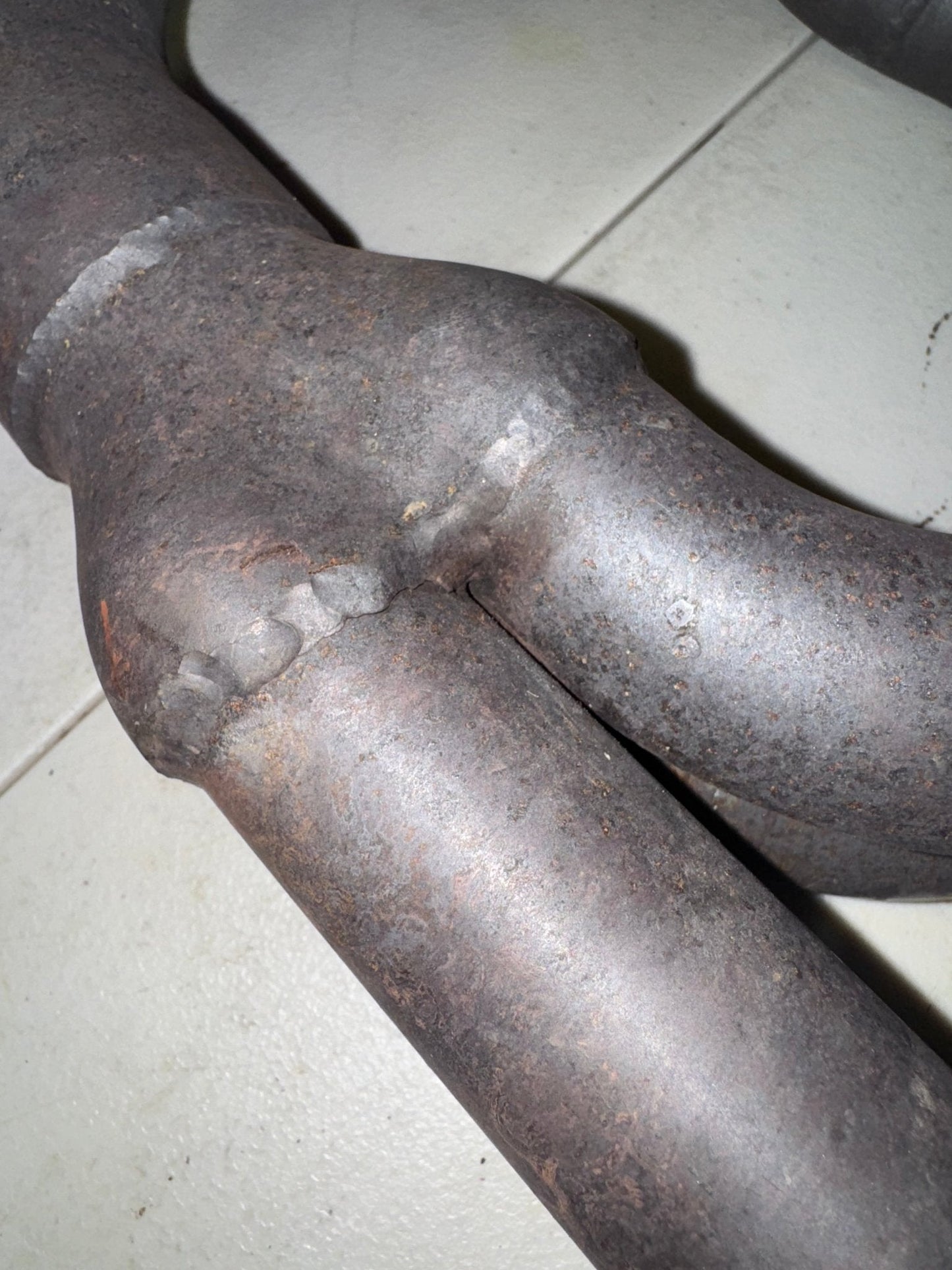 AFE Power Long Tube Exhaust Headers For Subaru 04-21 WRX/STi Cracked At Collector