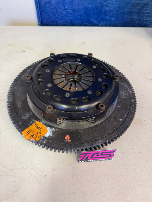 COMPETITION Triple Disc Clutch Kit For Subaru STi 04-21 Competition With Flywheel Six Speed