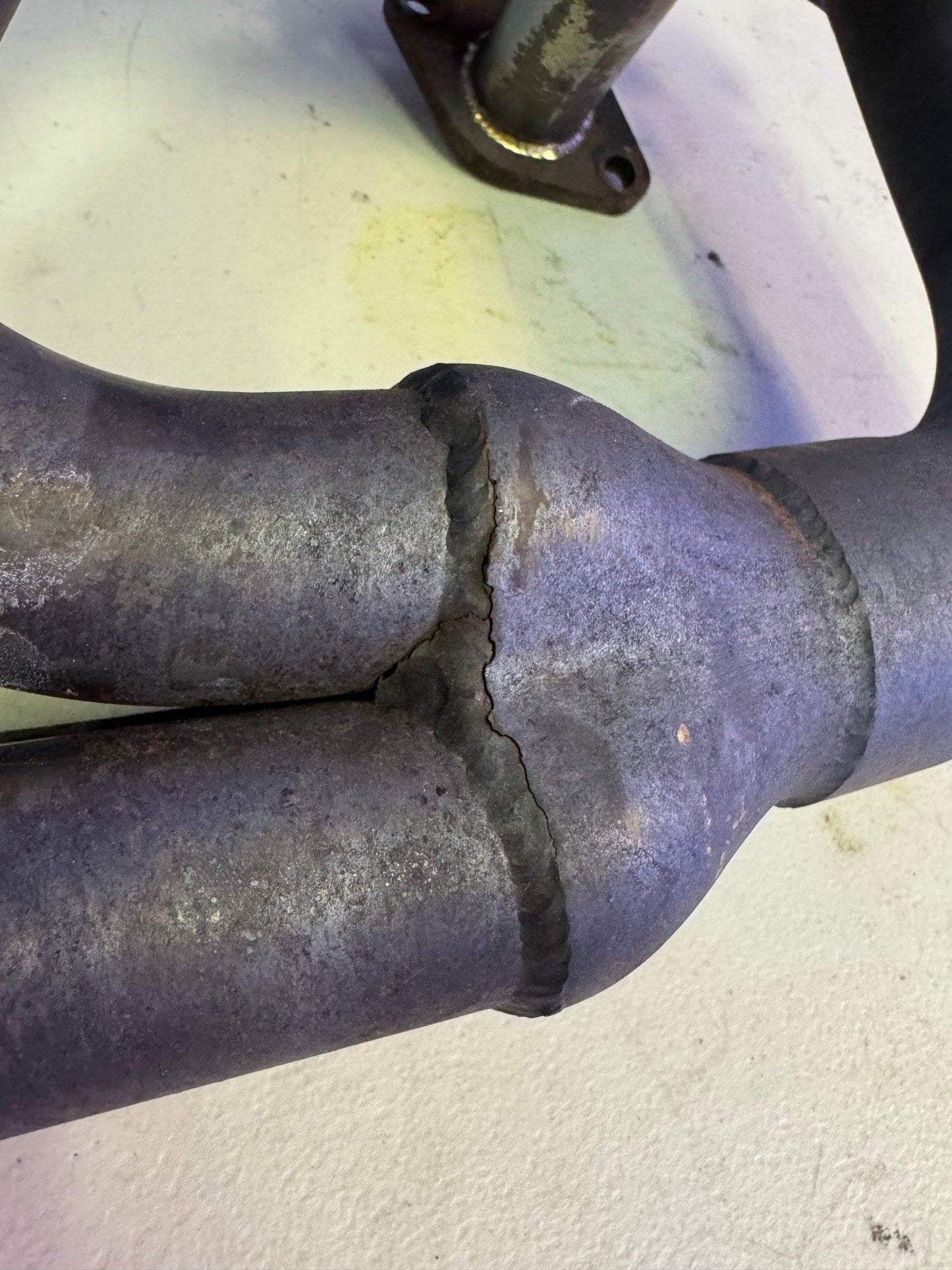 AFE Power Long Tube Exhaust Headers For Subaru 04-21 WRX/STi Cracked At Collector