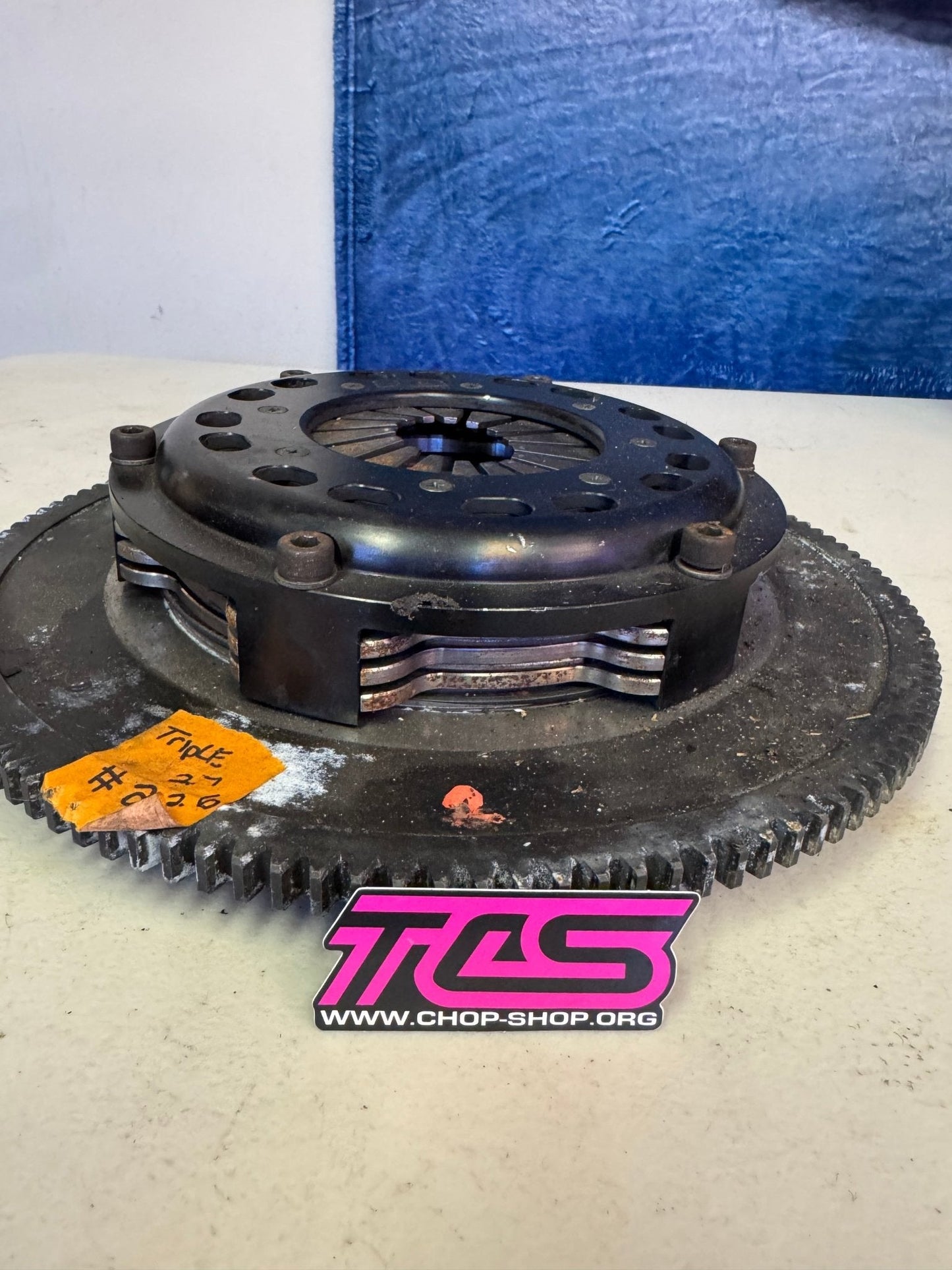 COMPETITION Triple Disc Clutch Kit For Subaru STi 04-21 Competition With Flywheel Six Speed