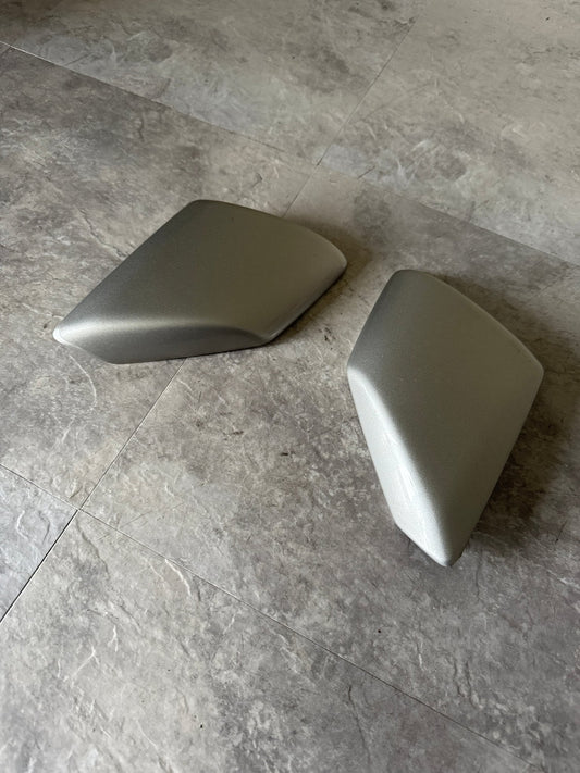 06-07 Subaru STI OEM Roof Vane Wing Covers Silver Grey Metallic SGM