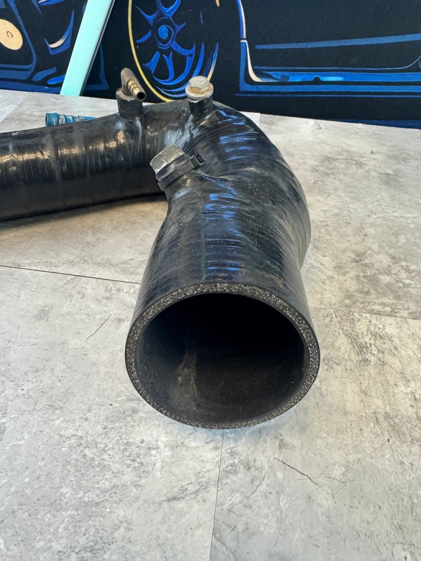 AVO Induction Silicone Turbo Inlet For Subaru 02-07 WRX / 04-07 STi In Black