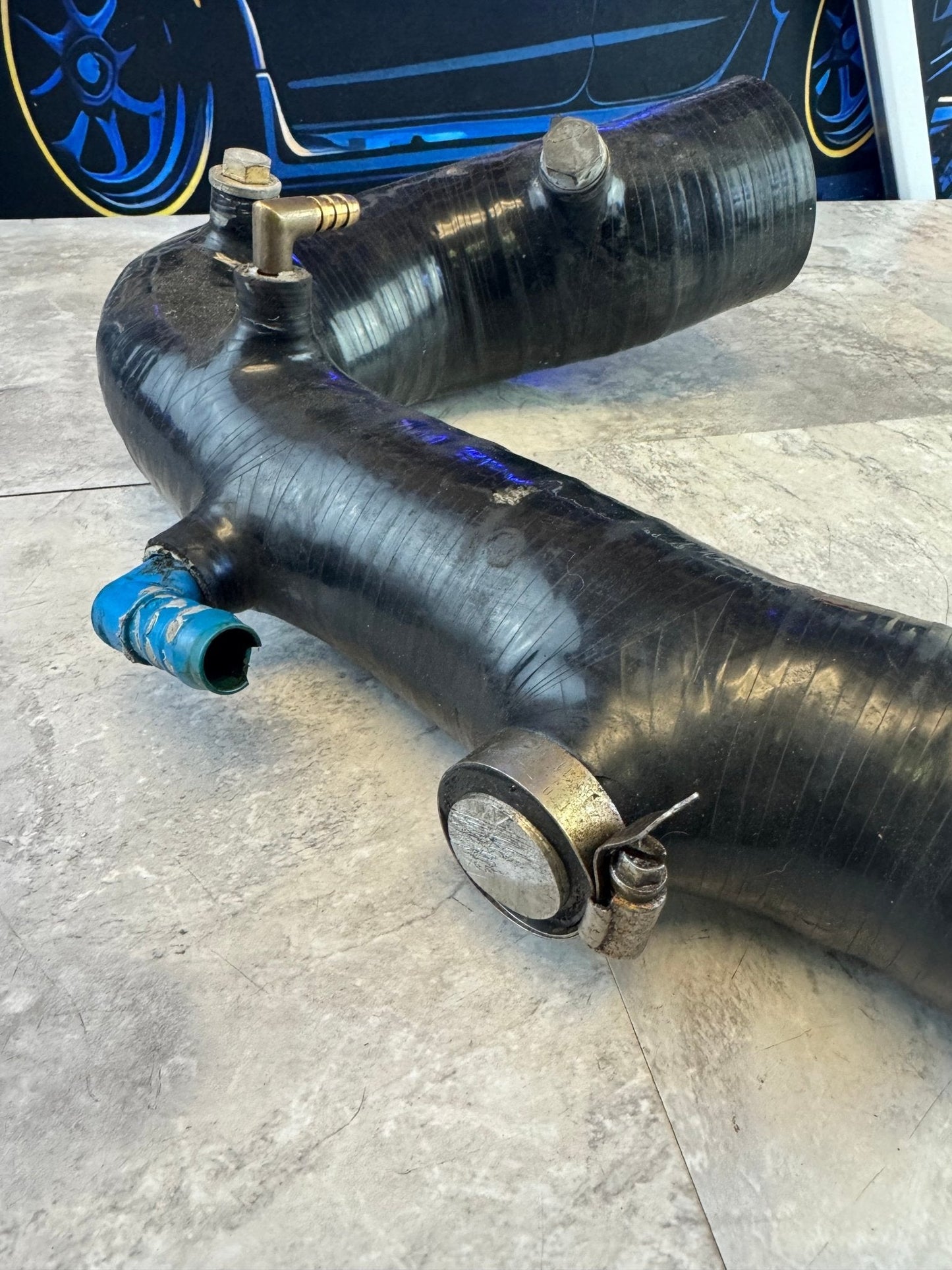 AVO Induction Silicone Turbo Inlet For Subaru 02-07 WRX / 04-07 STi In Black