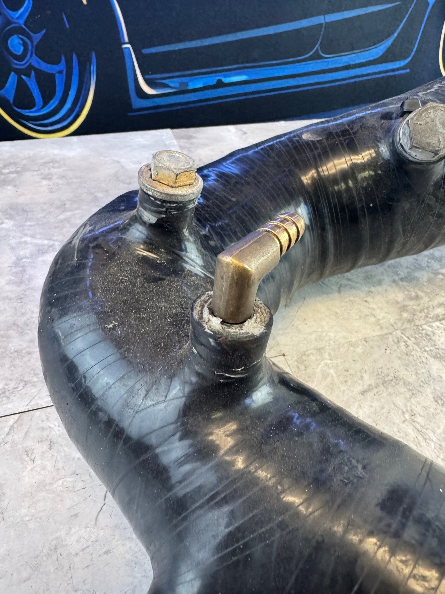 AVO Induction Silicone Turbo Inlet For Subaru 02-07 WRX / 04-07 STi In Black