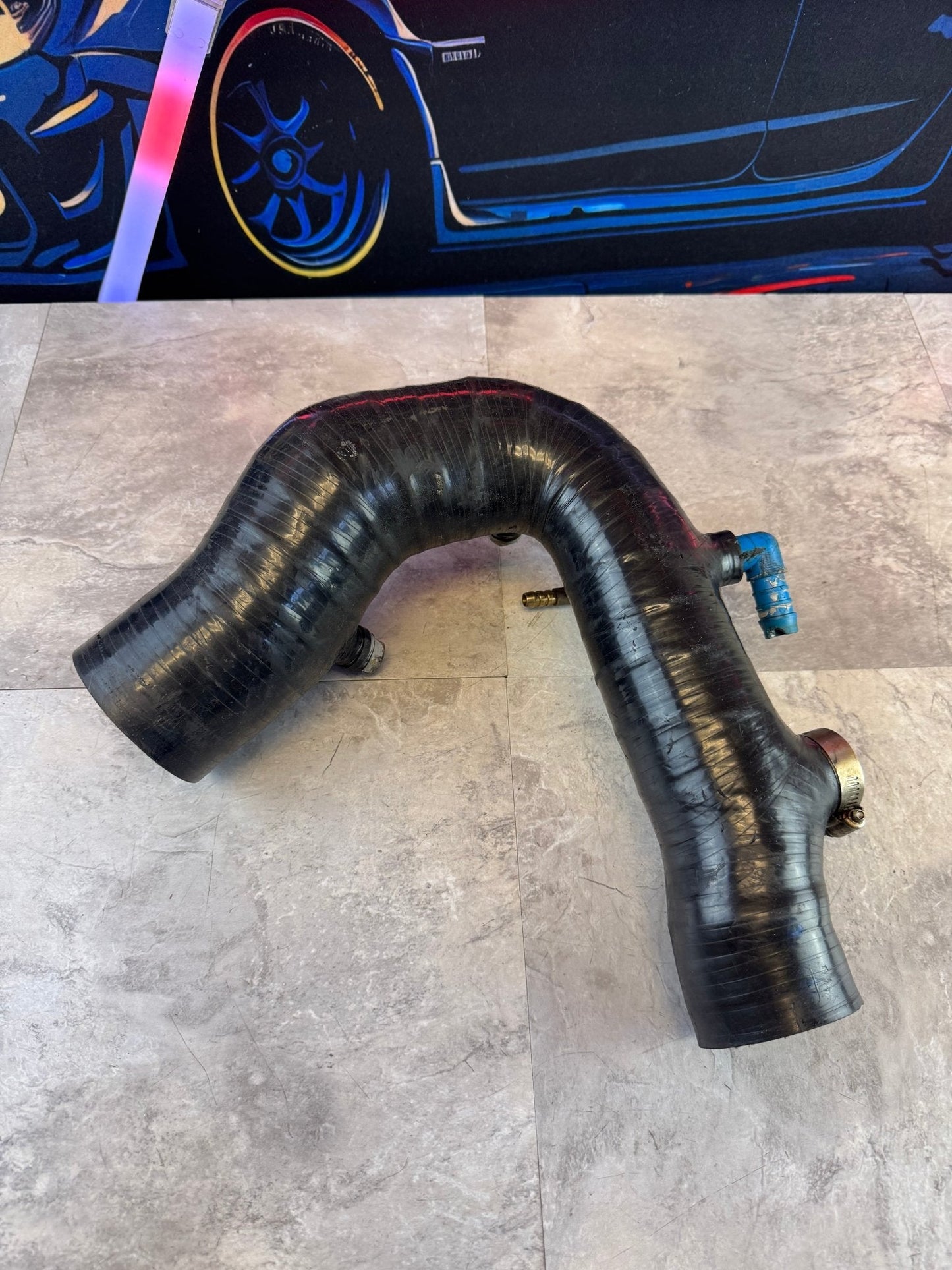 AVO Induction Silicone Turbo Inlet For Subaru 02-07 WRX / 04-07 STi In Black