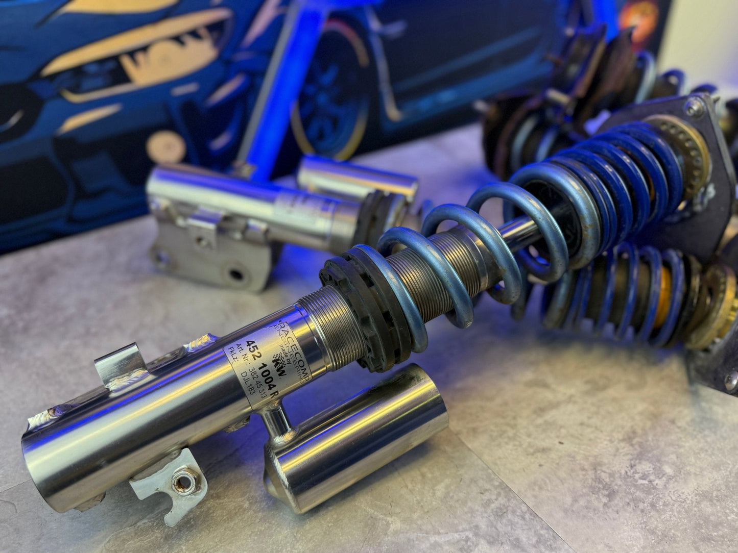 KW suspension RCE race comp engineering TARMAC 2 adjustable coilover coils coilover suspension Subaru STi 08-21 & wrx 15-21