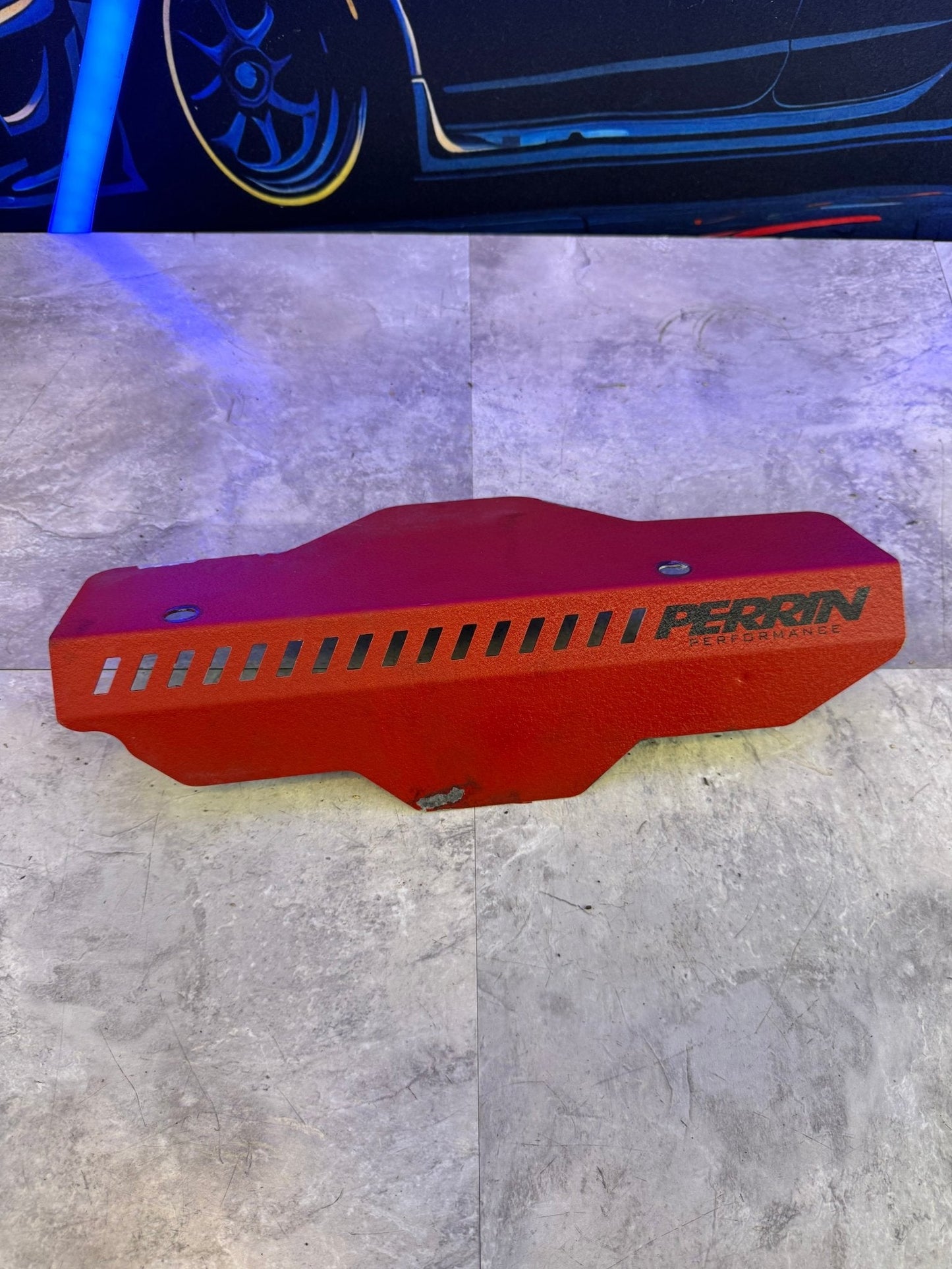 PERRIN Red Pulley Cover For Subaru Impreza WRX 02-14 WRX/04-21 STi