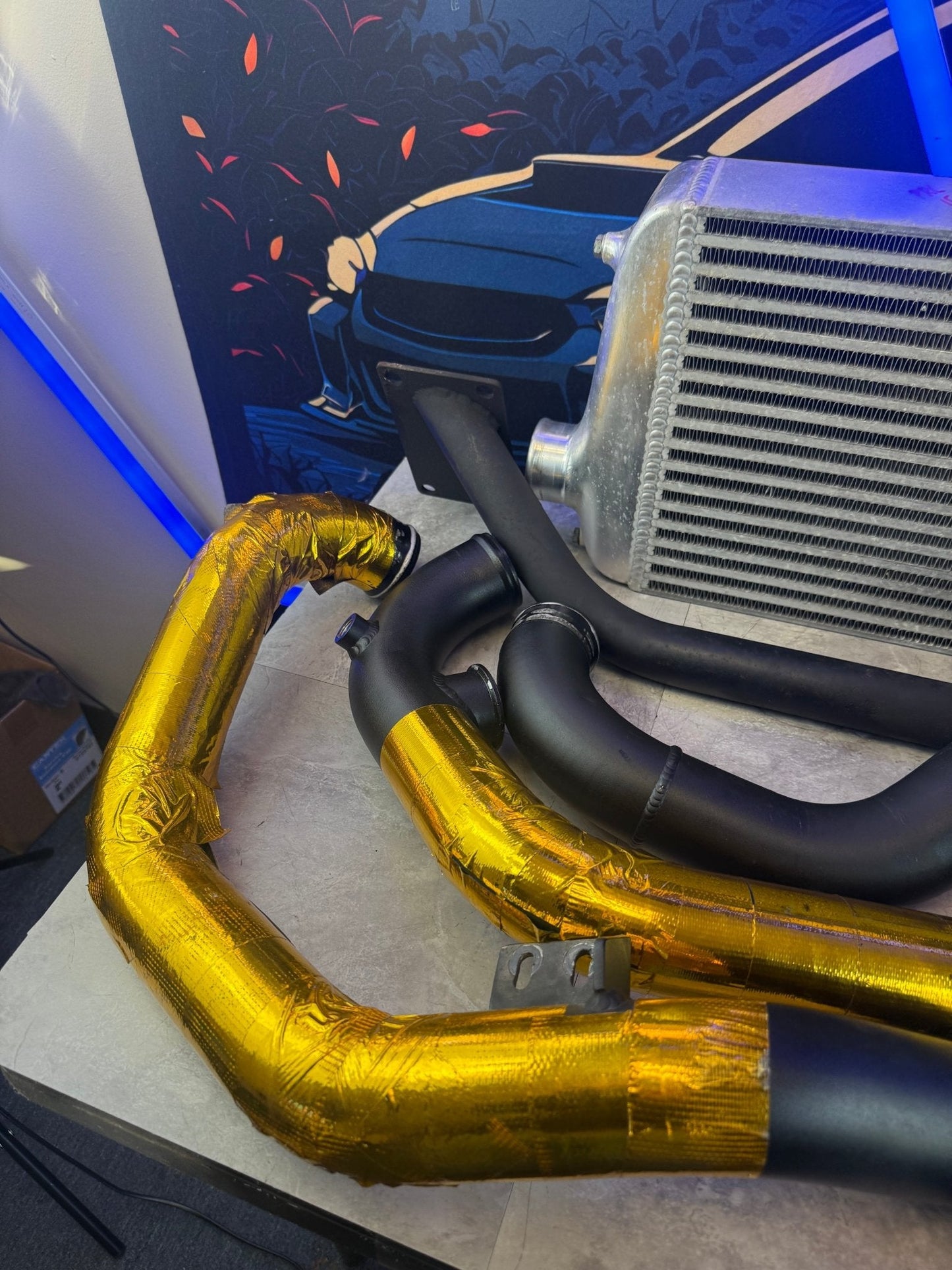 PRL Motorsports 3.5” FMIC kit 2015-2021 Subaru STi ej257 front mount intercooler