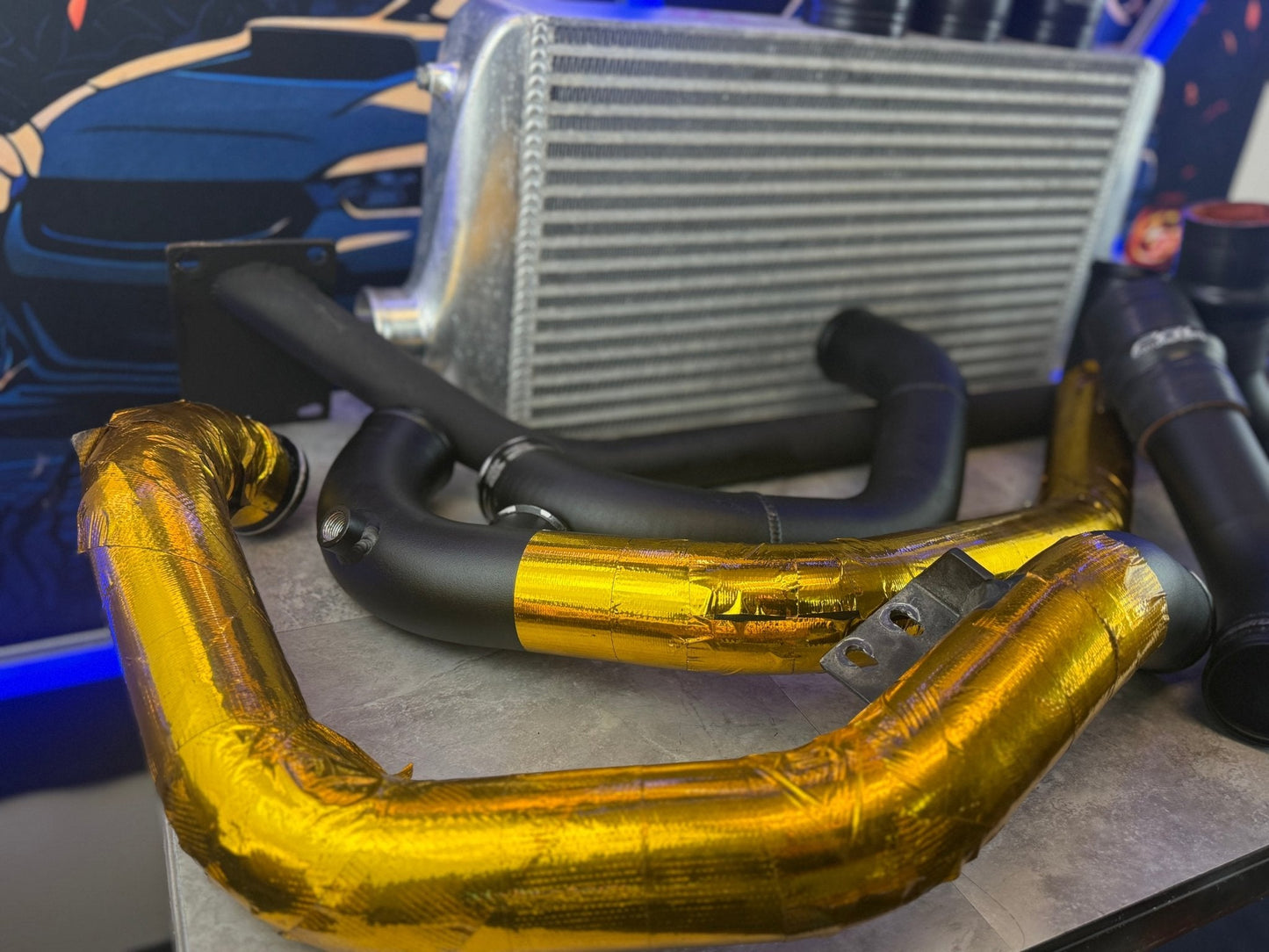 PRL Motorsports 3.5” FMIC kit 2015-2021 Subaru STi ej257 front mount intercooler