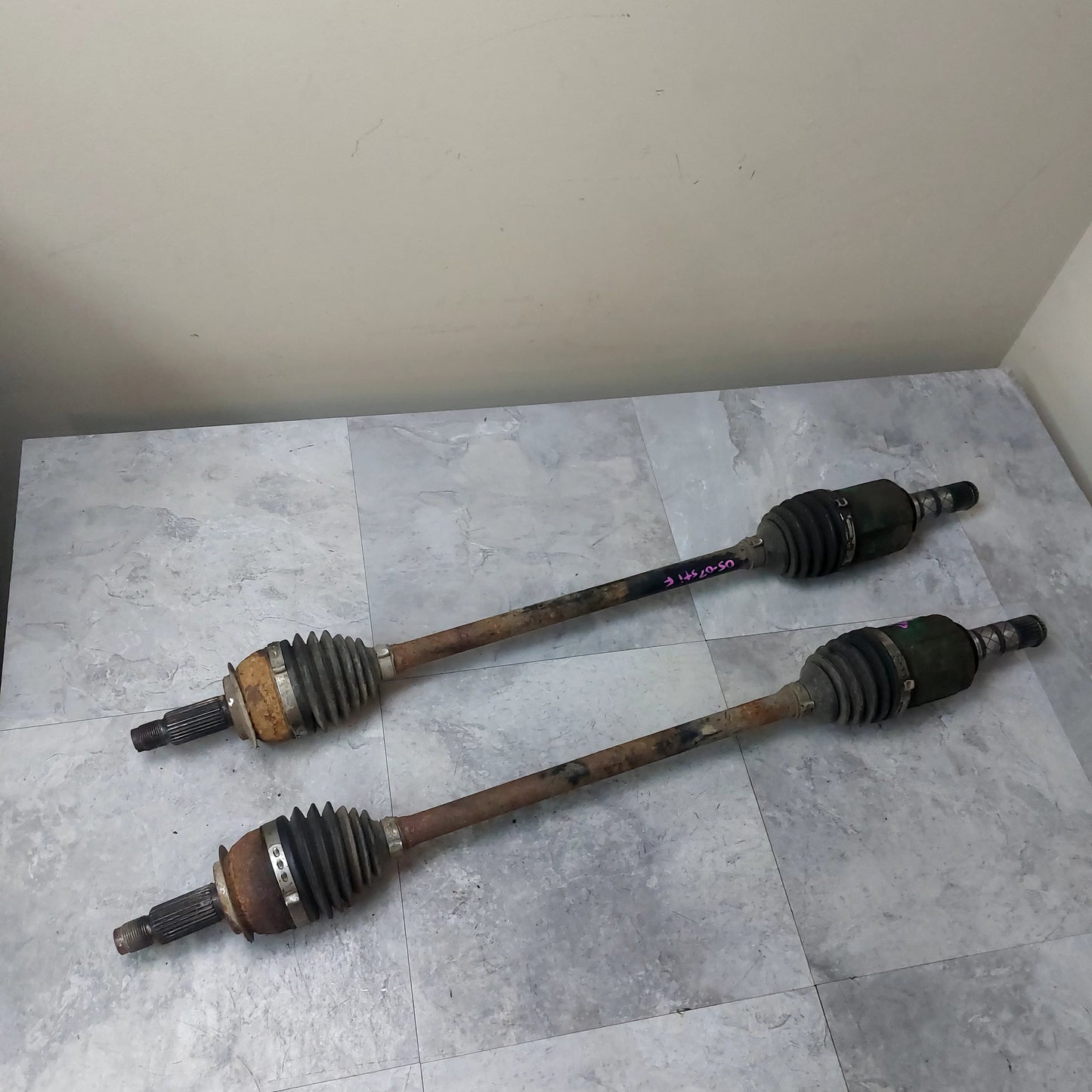 OEM 2005-2007 Subaru Impreza WRX STi Front Axle Pair