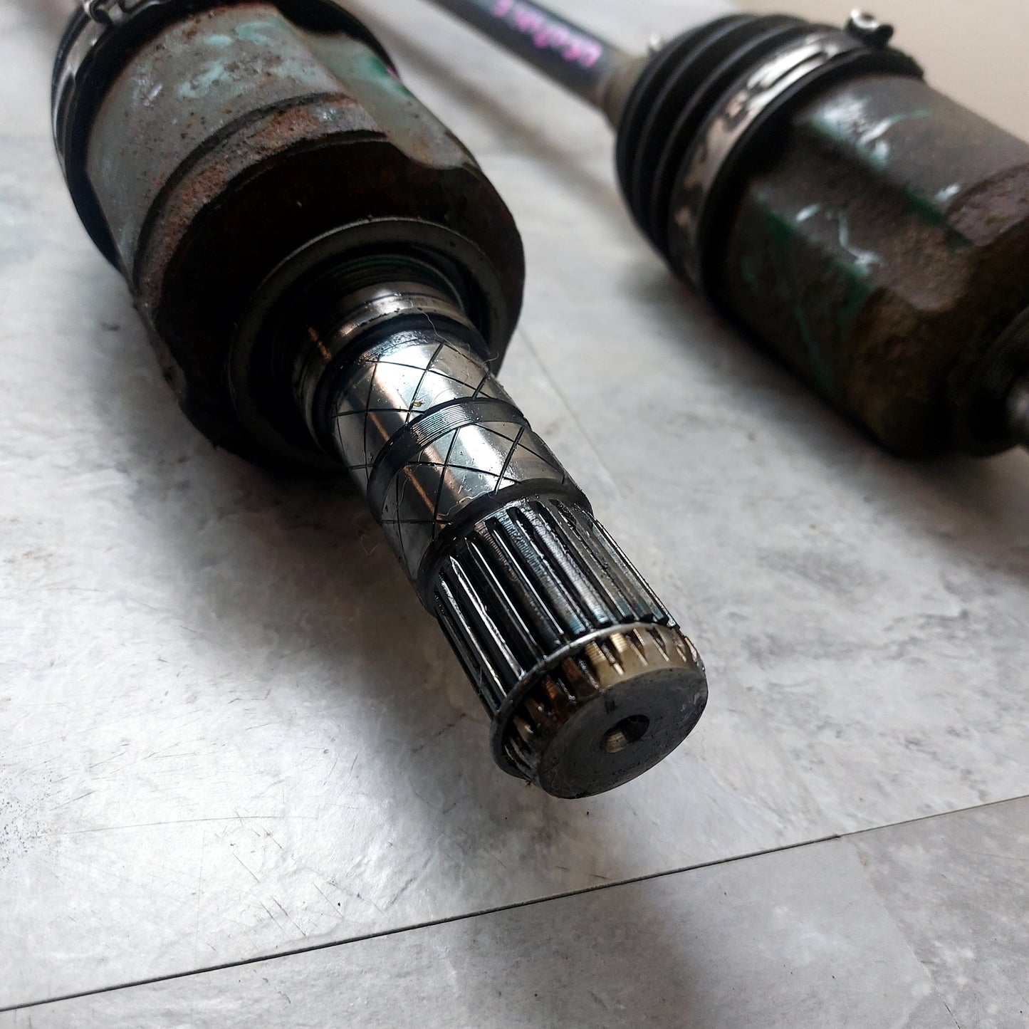 OEM 2005-2007 Subaru Impreza WRX STi Front Axle Pair