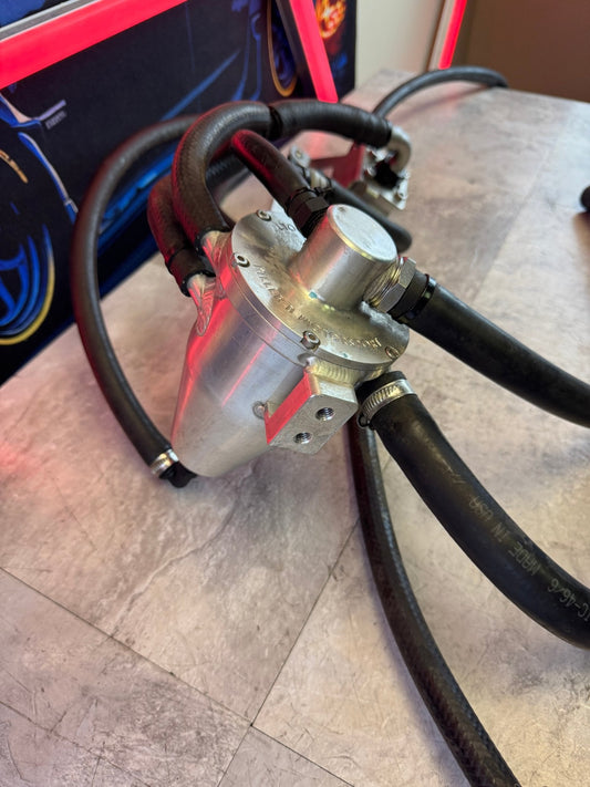 Killer B Air/Oil Separator AOS And Killer B Oil Control Control Valve System With Hoses For 08-21 Subaru WRX STi