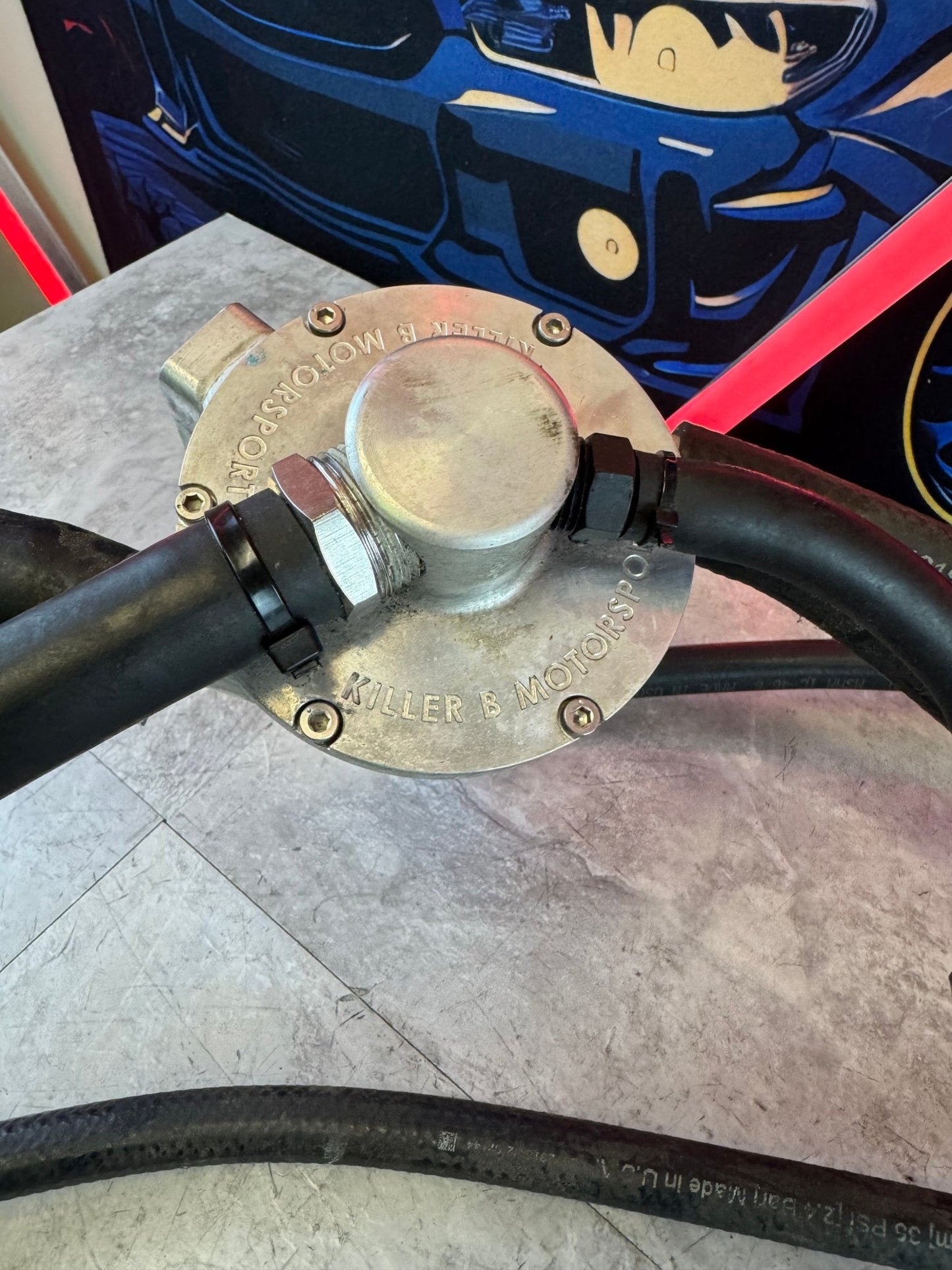 Killer B Air/Oil Separator AOS And Killer B Oil Control Control Valve System With Hoses For 08-21 Subaru WRX STi