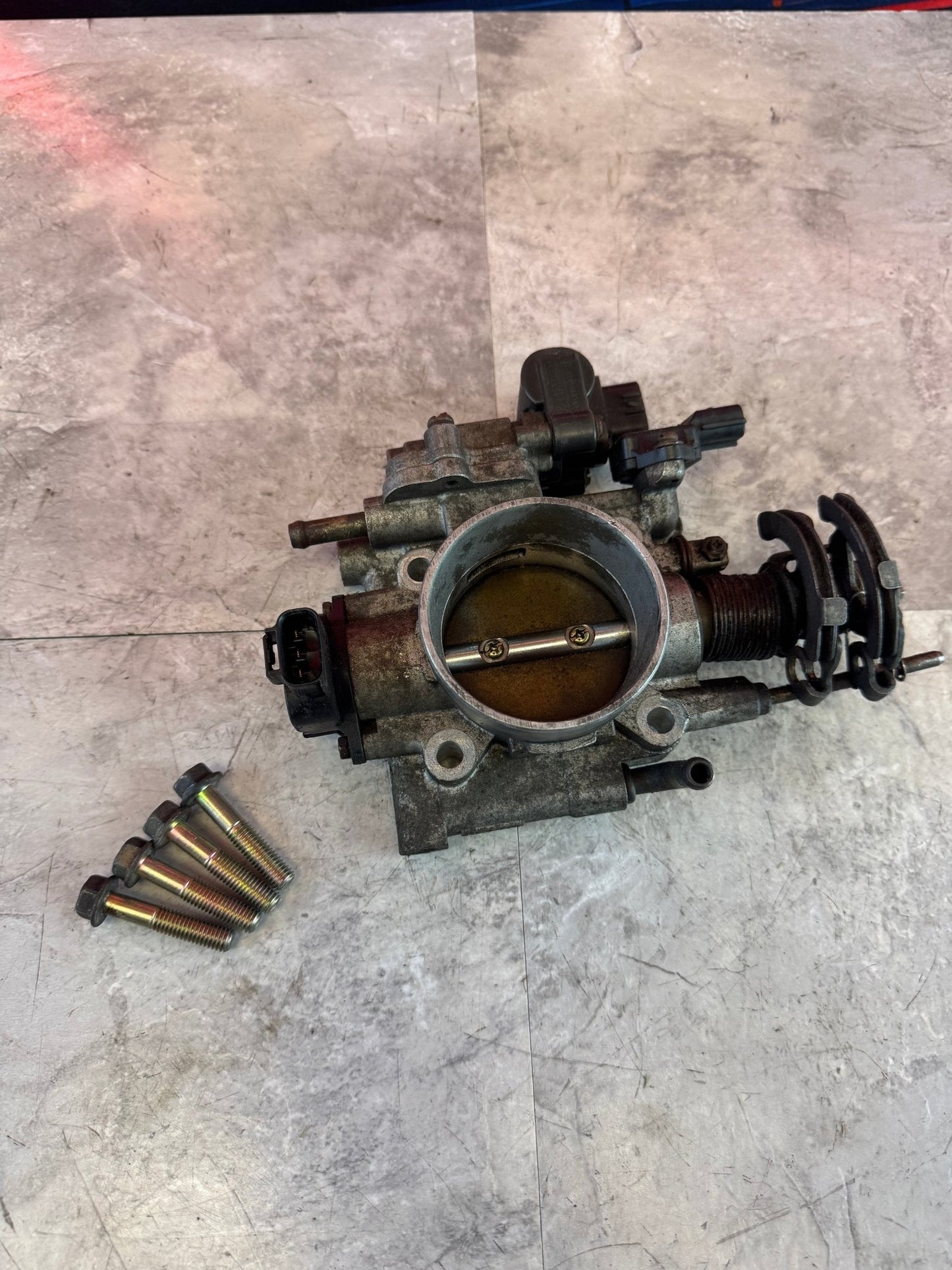 OEM Subaru Drive By Cable Throttle Body With Bolts For 2002-2005 Subaru Impreza WRX