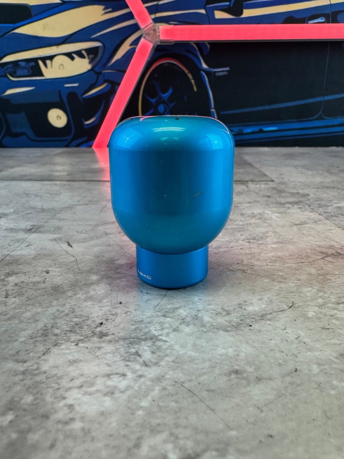 RARE VMS Racing 6 Speed Blue Shift Knob