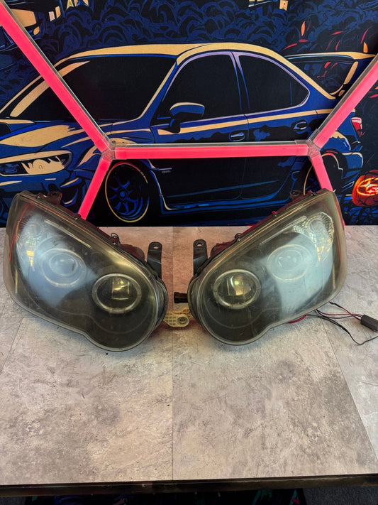 Subaru Aftermarket Halo Headlights For Subaru 04-05 WRX STi PAIR