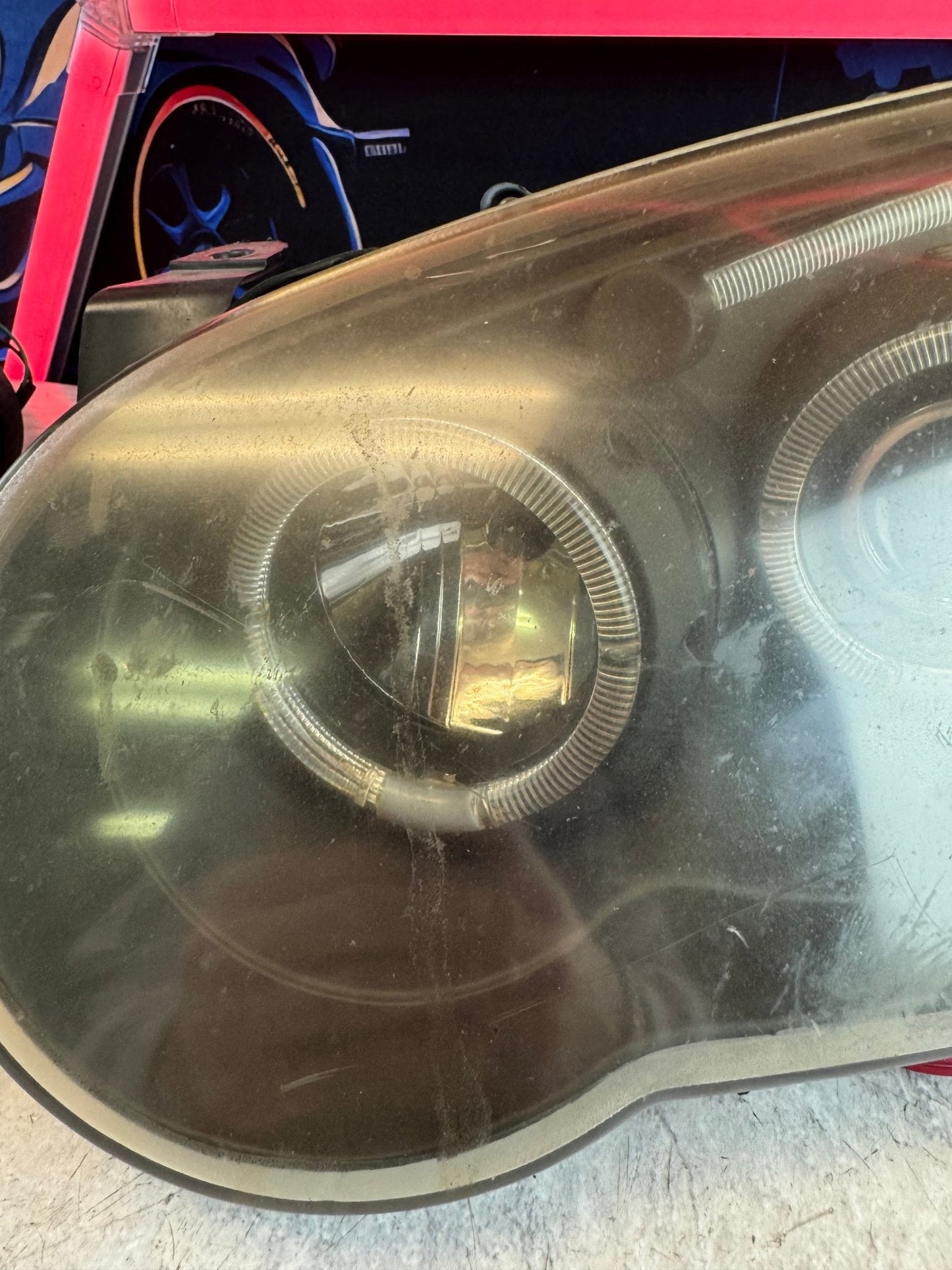 Subaru Aftermarket Halo Headlights For Subaru 04-05 WRX STi PAIR