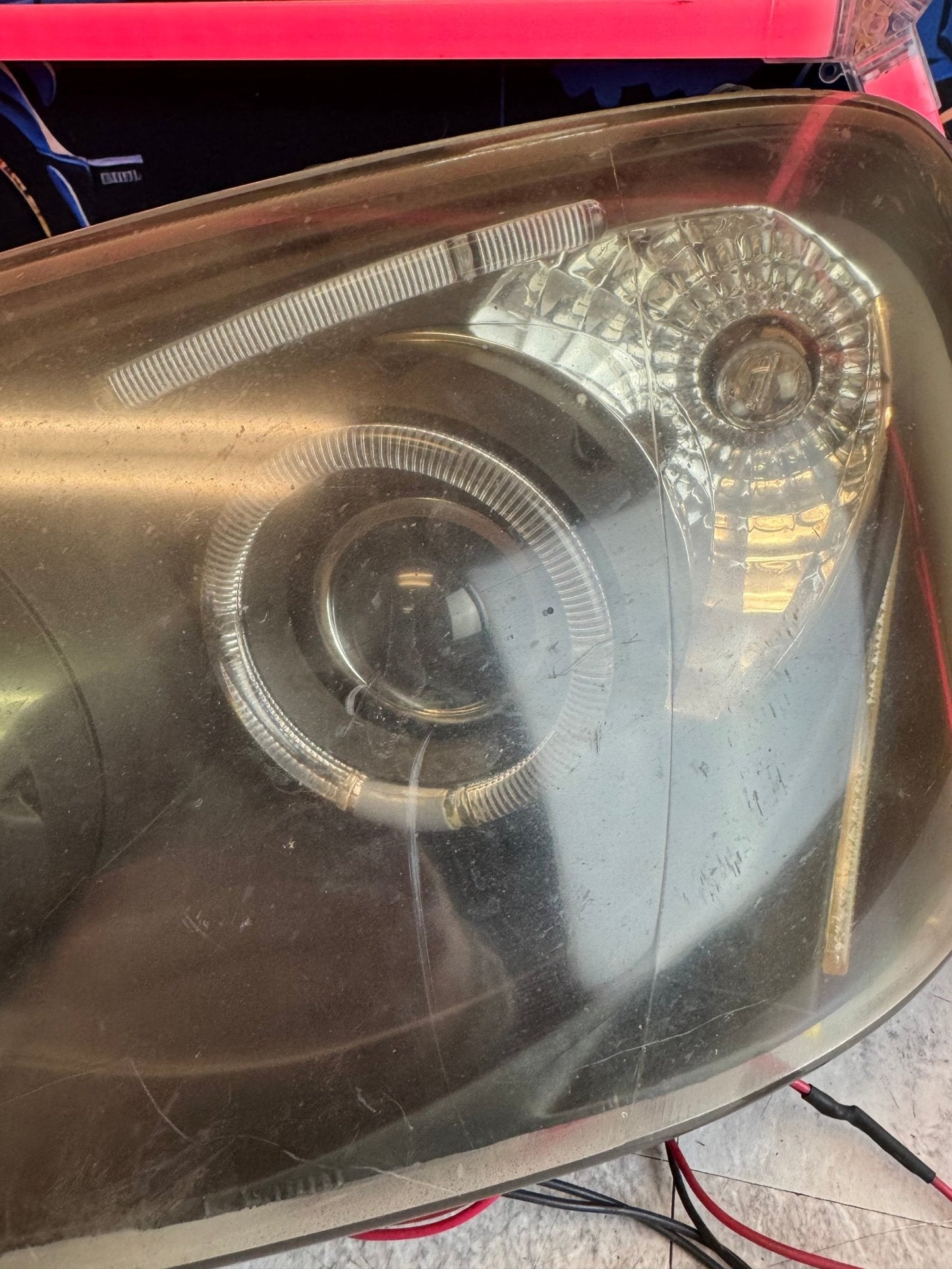 Subaru Aftermarket Halo Headlights For Subaru 04-05 WRX STi PAIR