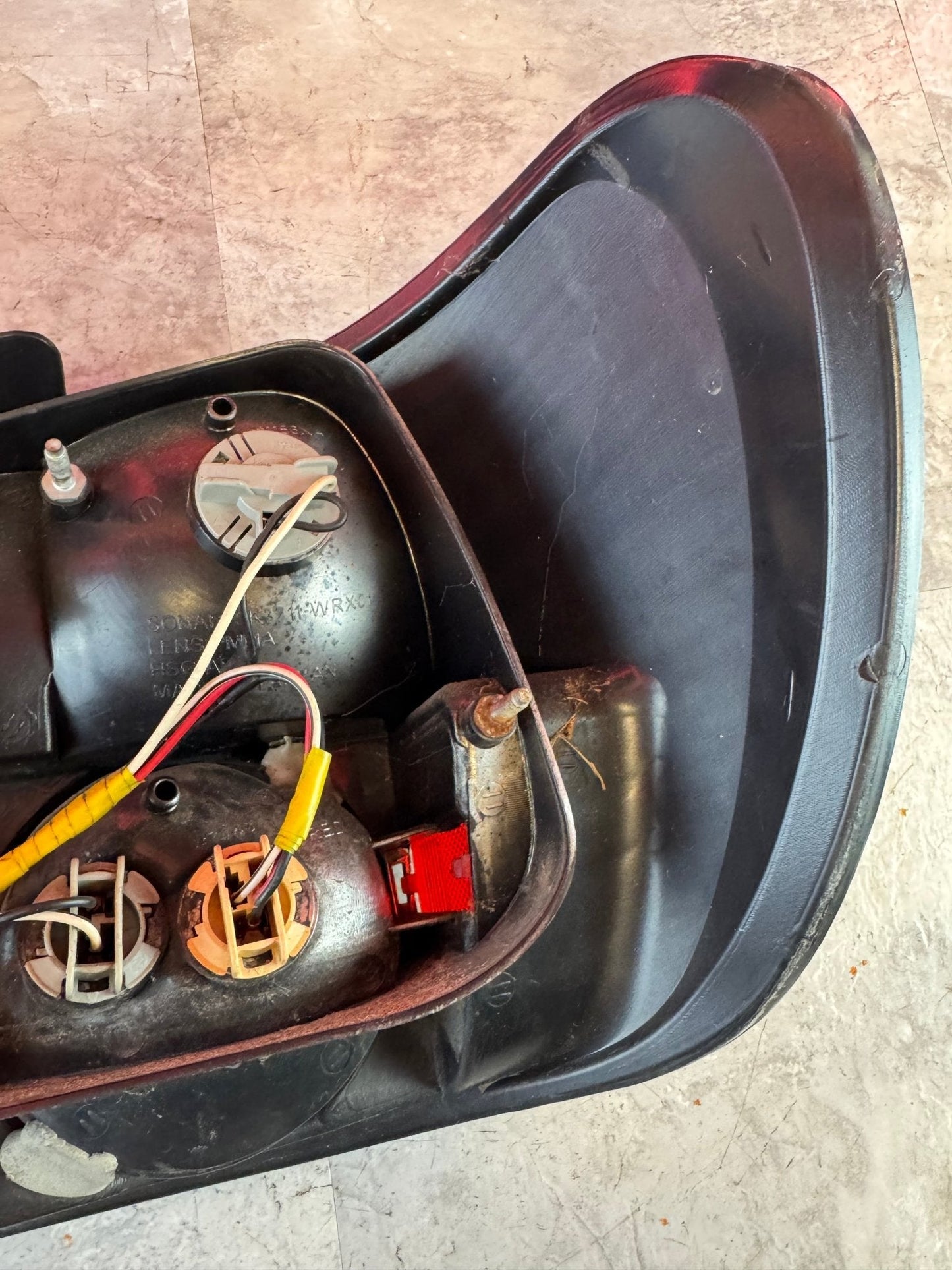 Subaru LH Side Clear Tail Light Assembly 02-03 Subaru Impreza WRX Sedan