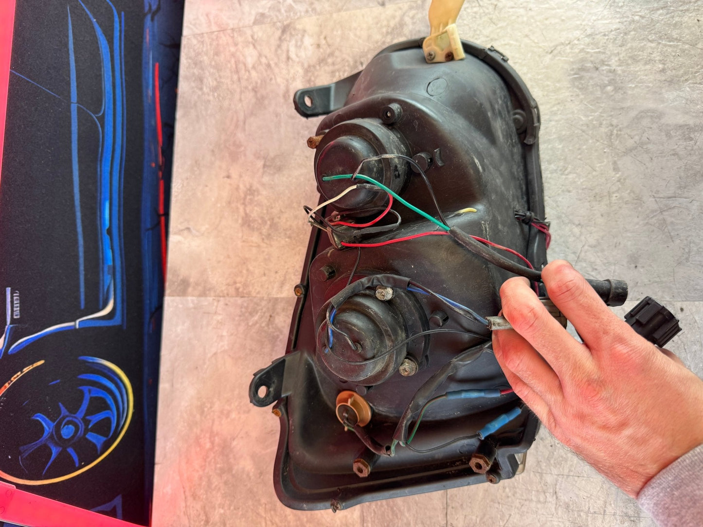 Subaru Aftermarket Halo Headlights For Subaru 04-05 WRX STi PAIR