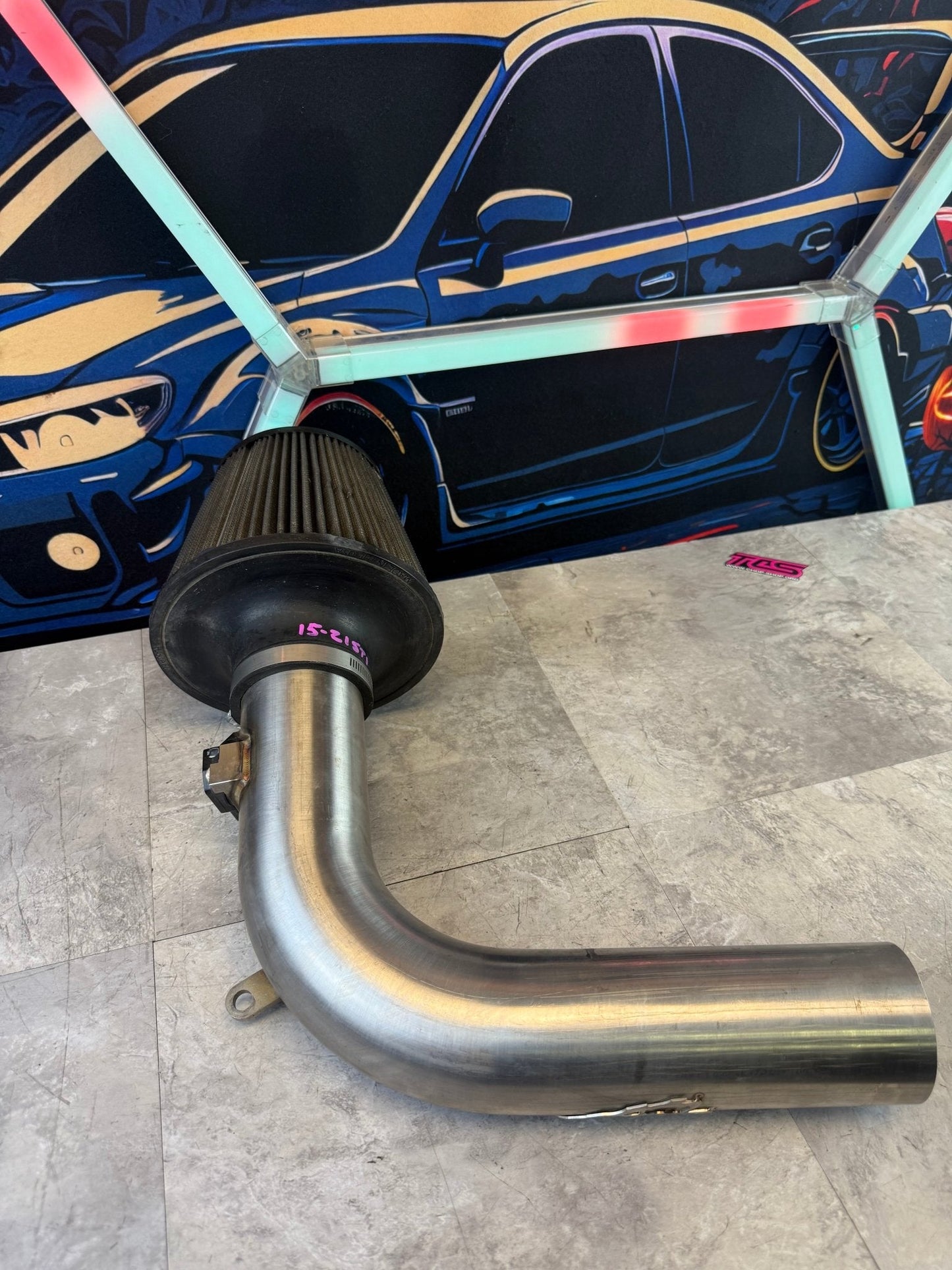 MAP performance raw ss intake 2015-2021 STi Subaru ej257 w/ filter & oem denso maf sensor