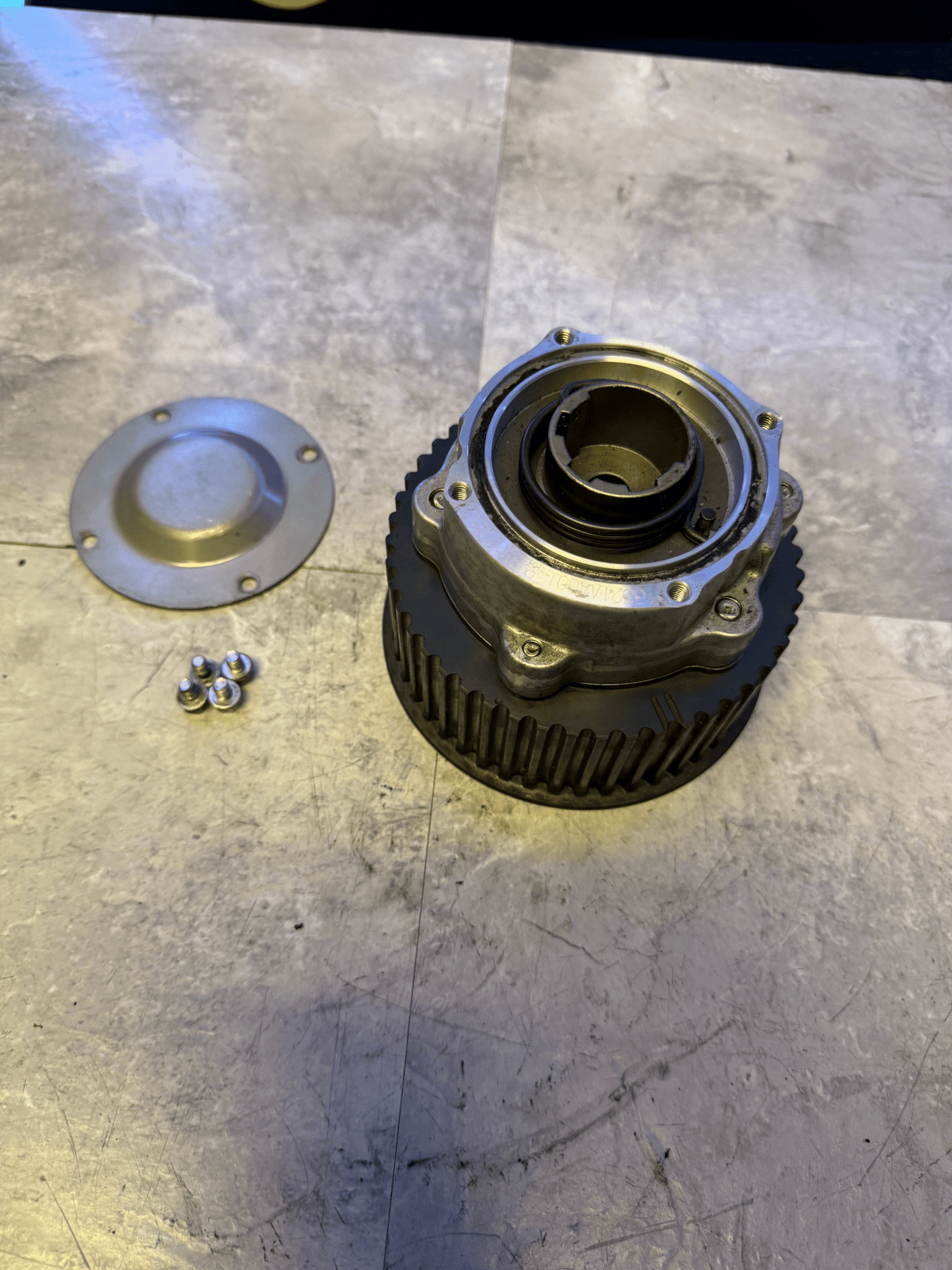 OEM Subaru 08-21 Subaru WRX STi Exhaust Right RH Intake Cam Gear 13321AA001 With Cover Dual AVCs