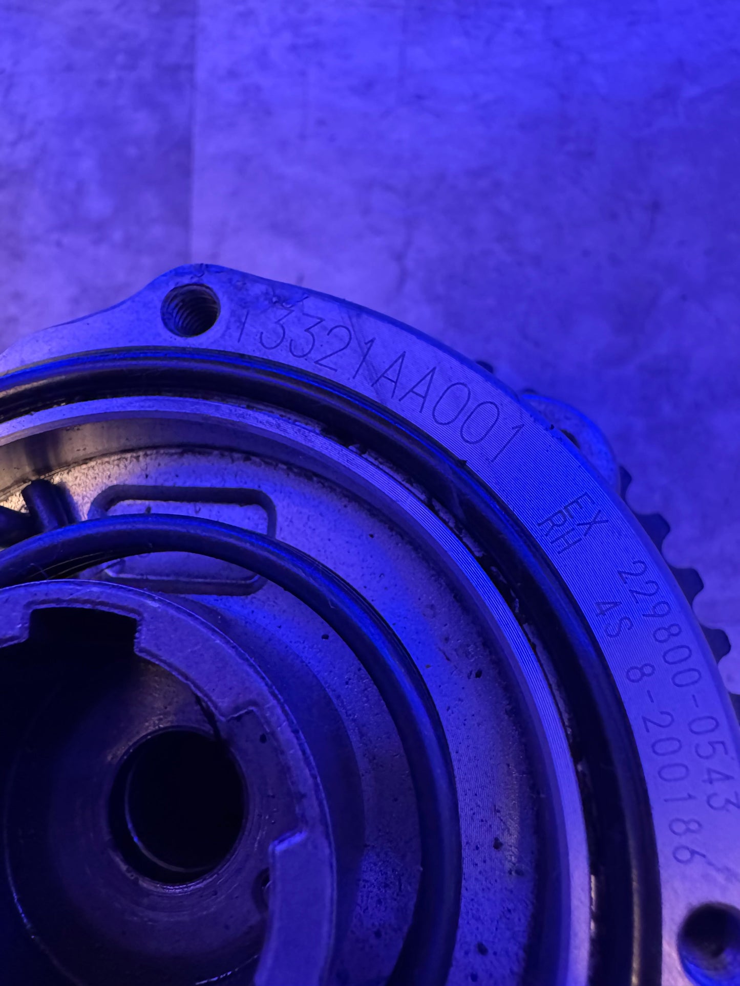 Subaru OEM 08-21 Subaru WRX STi Exhaust Right RH Intake Cam Gear 13321AA001 With Cover Dual AVCs