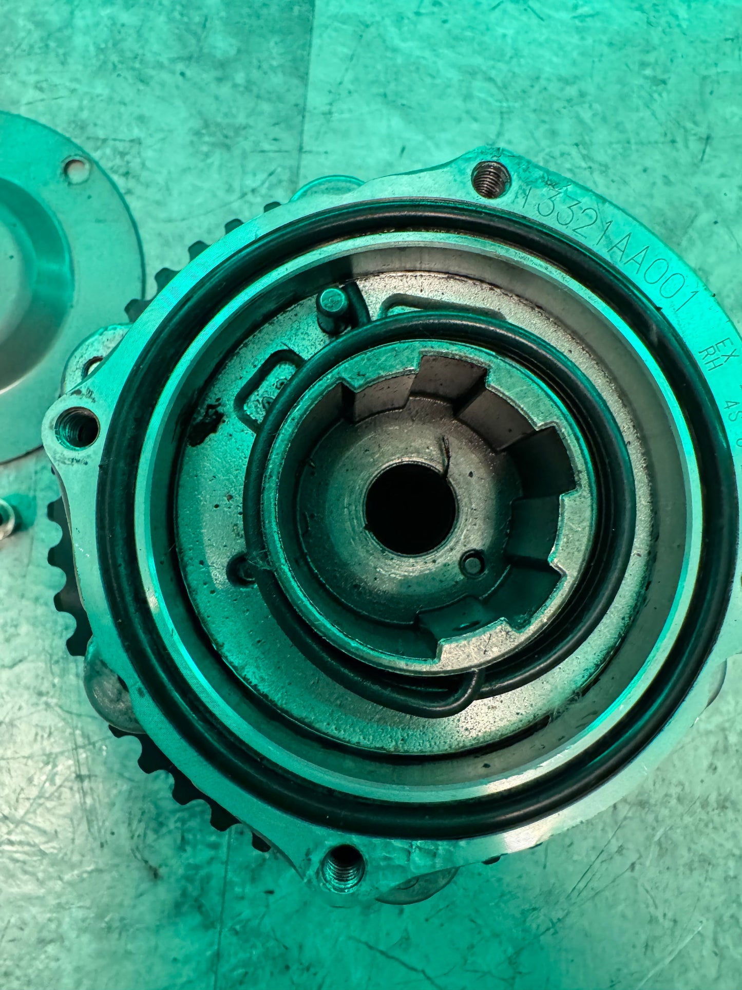 Subaru OEM 08-21 Subaru WRX STi Exhaust Right RH Intake Cam Gear 13321AA001 With Cover Dual AVCs