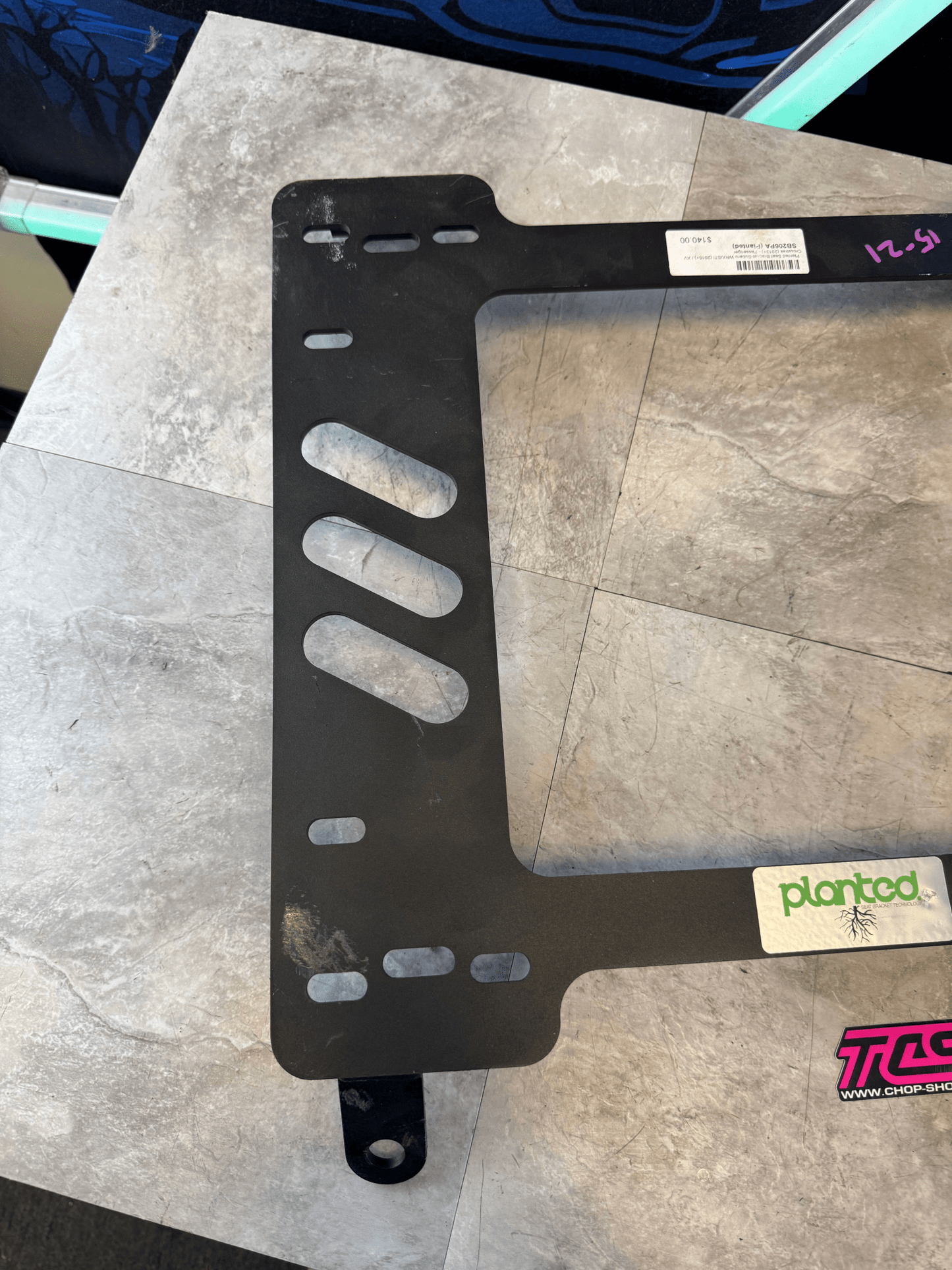 Planted Seat Bracket For Subaru 15-21 WRX/STi Driver And Passenger Side Pair