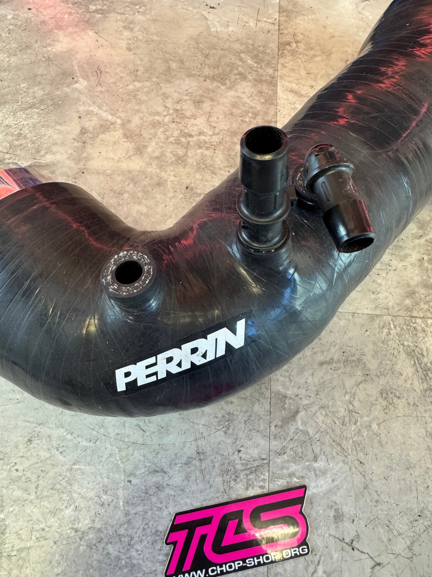 Perrin 3 Inch Turbo Inlet For Subaru 02-07 WRX/04-21 STi/04-13 FXT Black