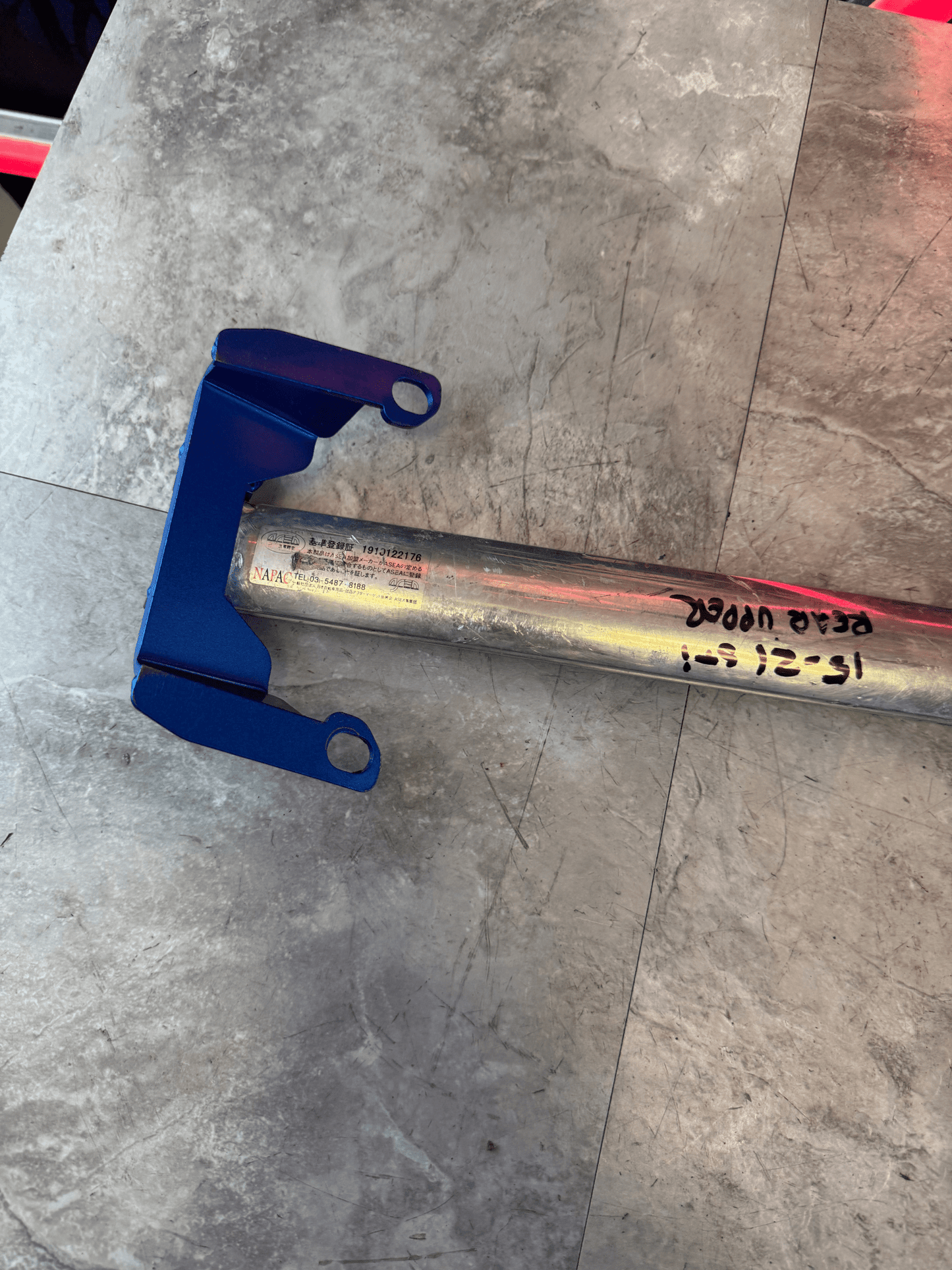 Cusco Type OS Rear Strut Bar For Subaru 2015-2021 WRX/STi