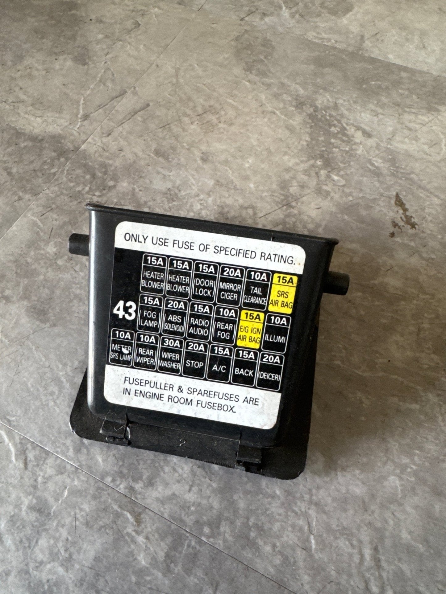 Inside Fuse Box Cover Ash Tray Storage for 02-05 Subaru Impreza WRX (04 STi)