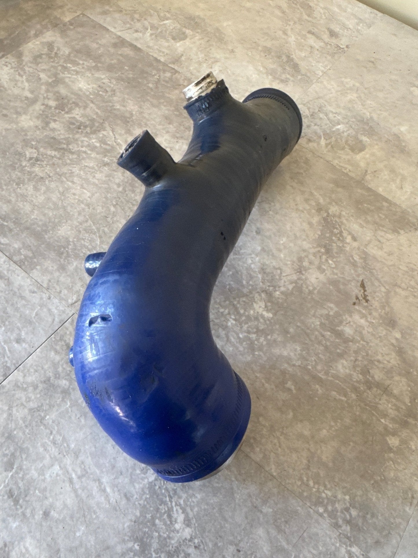 Silicone Turbo Inlet For Subaru 02-07 WRX / 04-07 STi In Blue