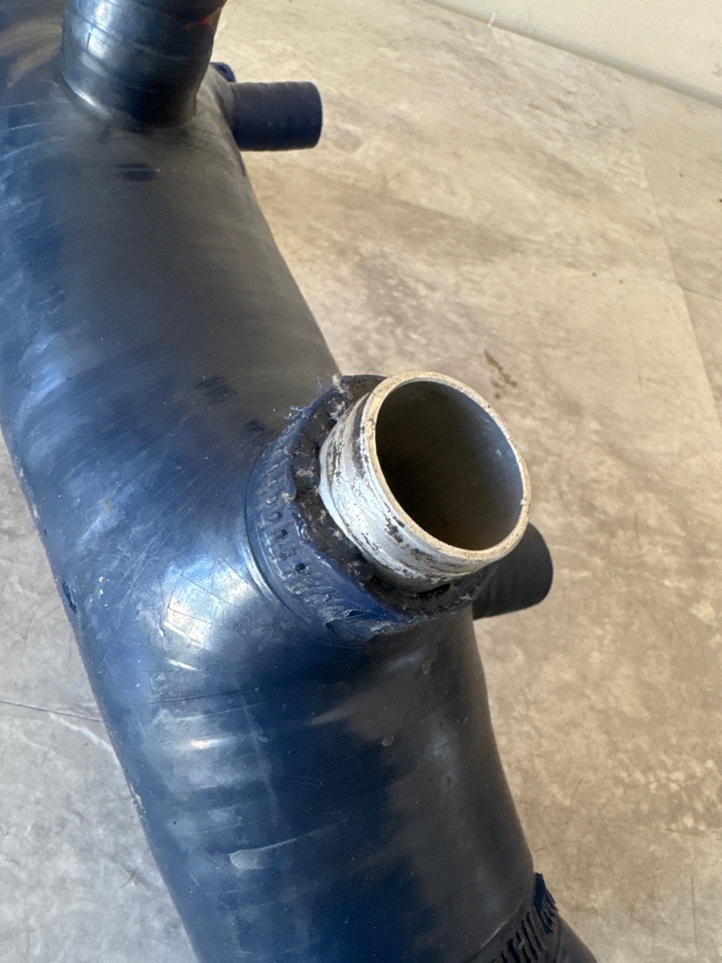 Silicone Turbo Inlet For Subaru 02-07 WRX / 04-07 STi In Blue