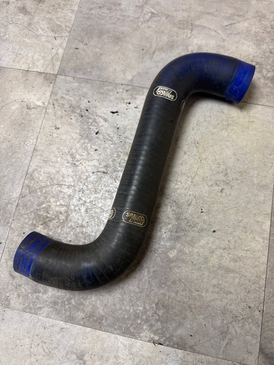 Samco Lower Radiator Hose Blue - 2002-2007 Subaru WRX / STI
