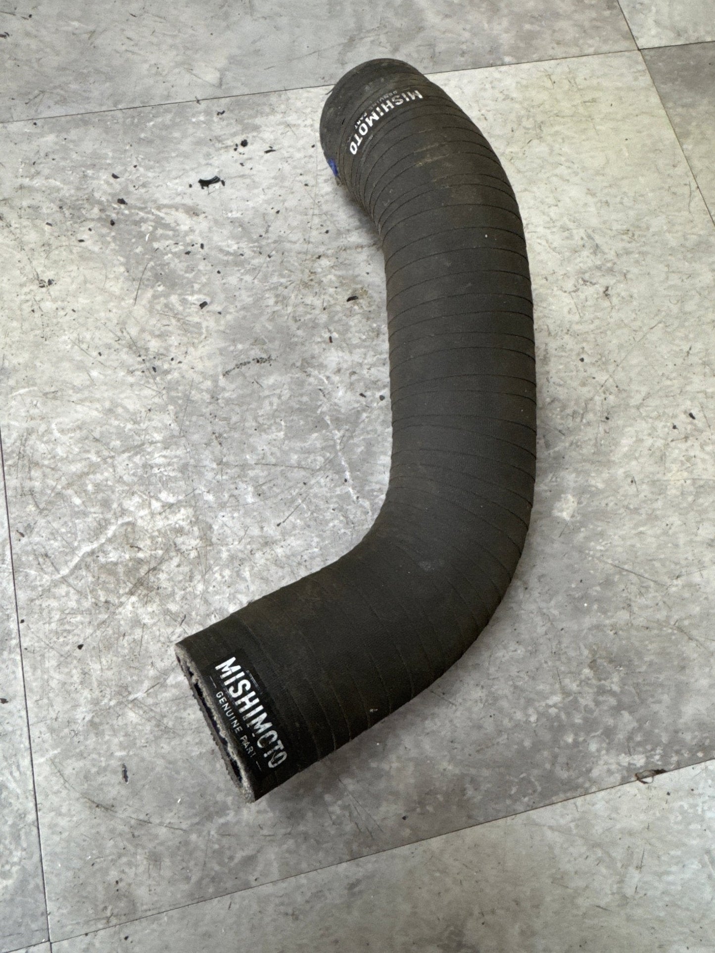 Mishimoto Upper Radiator Hose Black - 2002-2007 Subaru WRX / STI