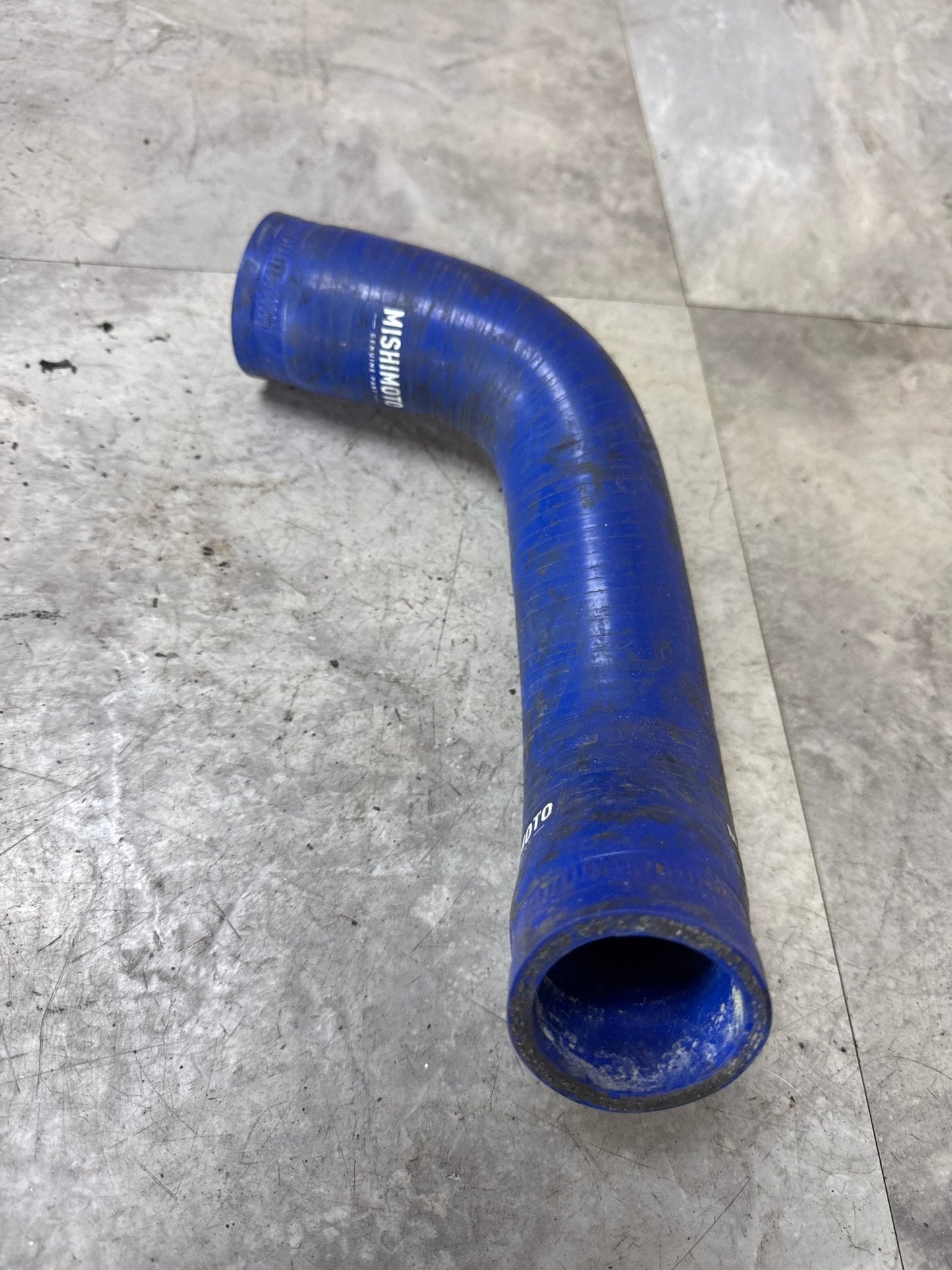 Mishimoto Upper Radiator Hose Blue - 2002-2007 Subaru WRX / STI