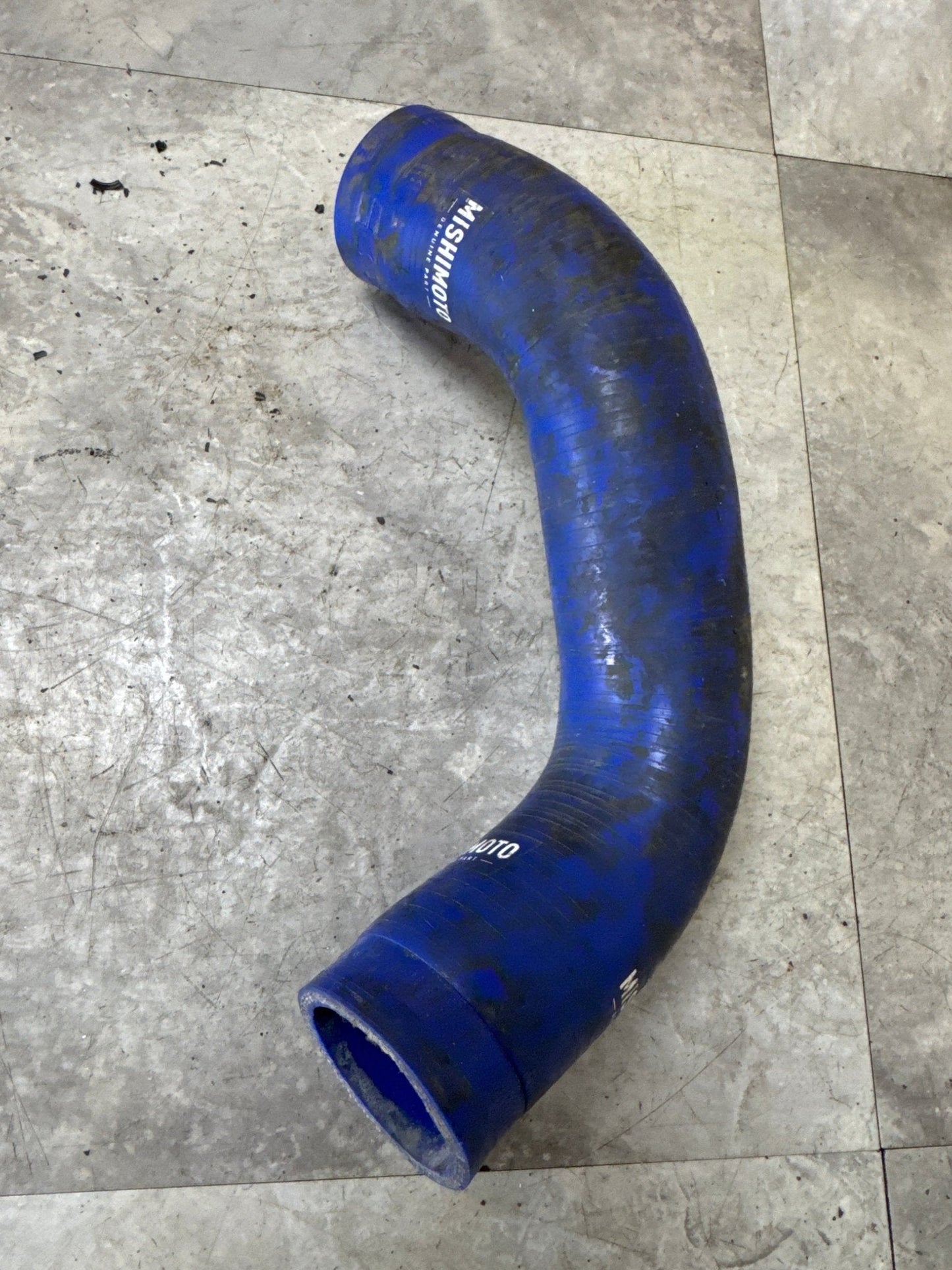 Mishimoto Upper Radiator Hose Blue - 2002-2007 Subaru WRX / STI