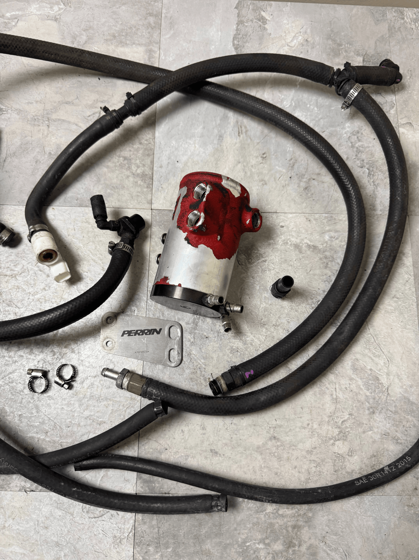 Perrin AOS Kit With Hoses For Subaru 15-21 WRX STi